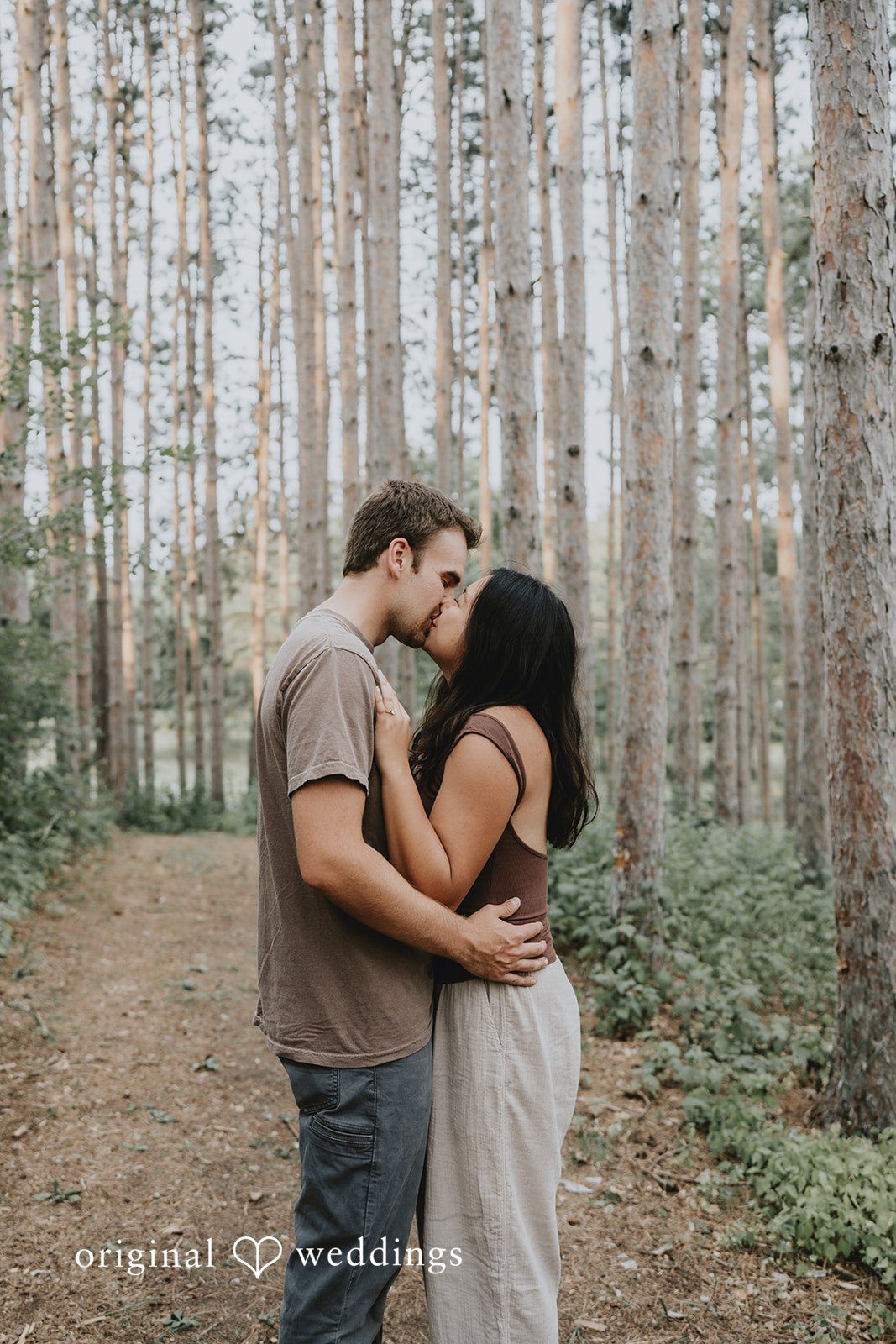 Jake + Ida The couple shares a kiss