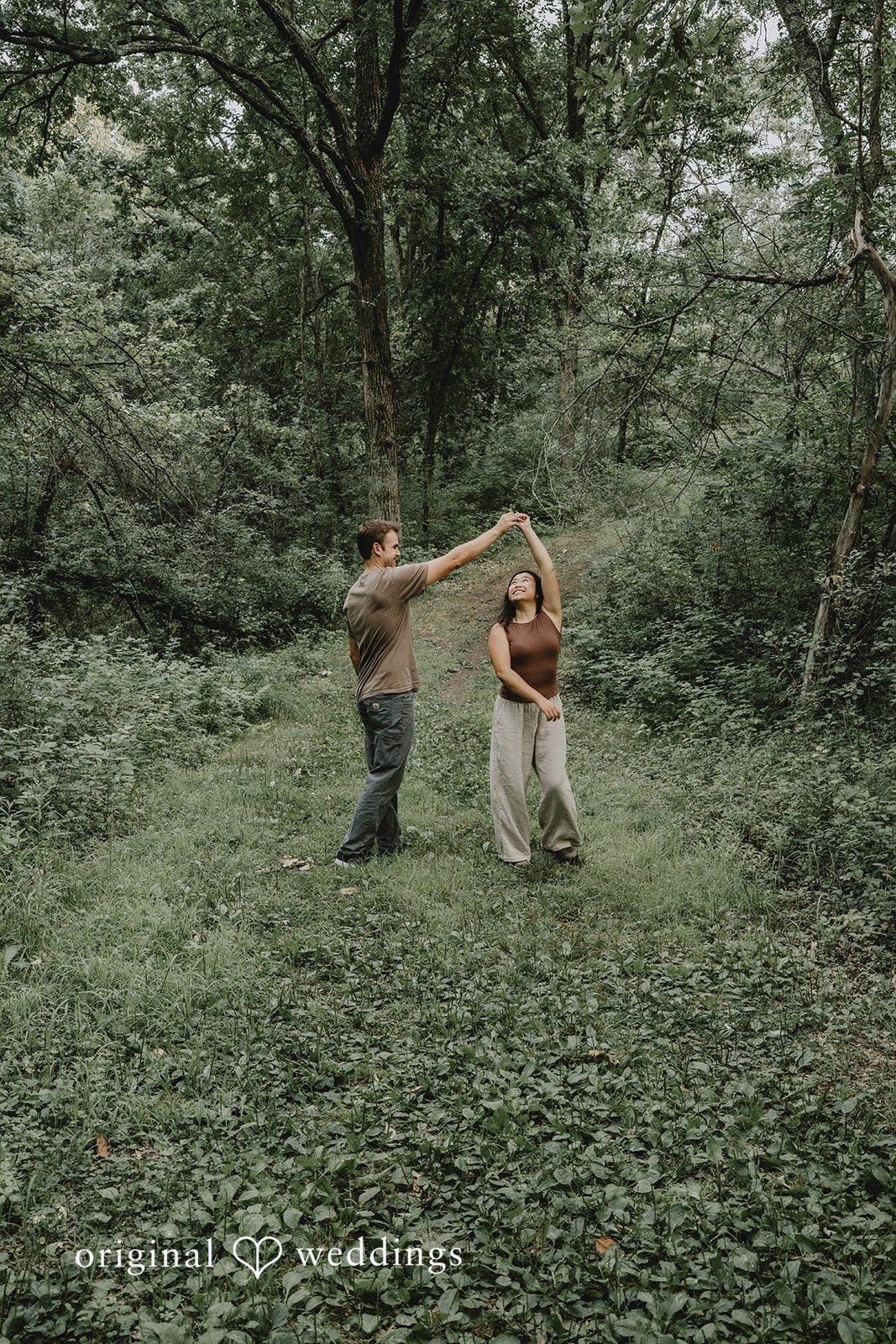 Jake + Ida Fun moment at the garden