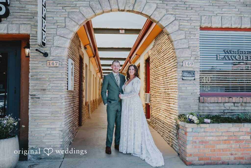Elizabeth + Willis Stunning Portrait of couple at Sugar Salt Sand by Denver Wedding Photographers from Original Weddings.