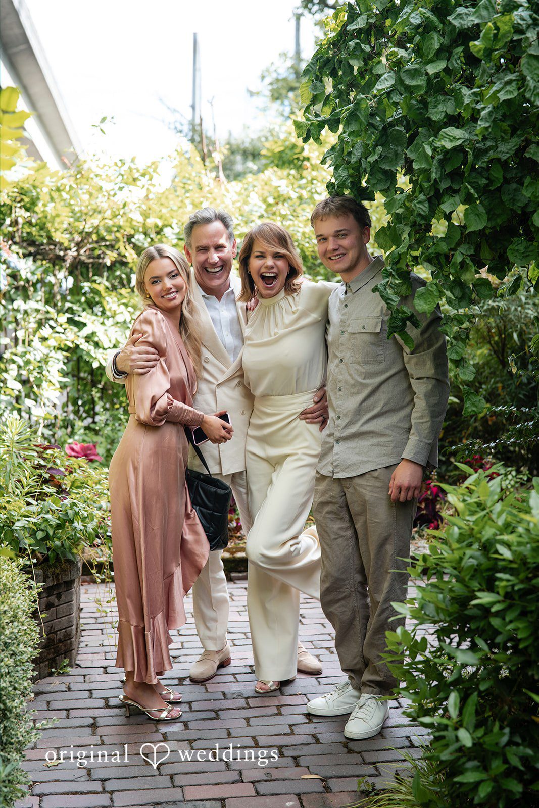 Jennifer + Justin Couple with family