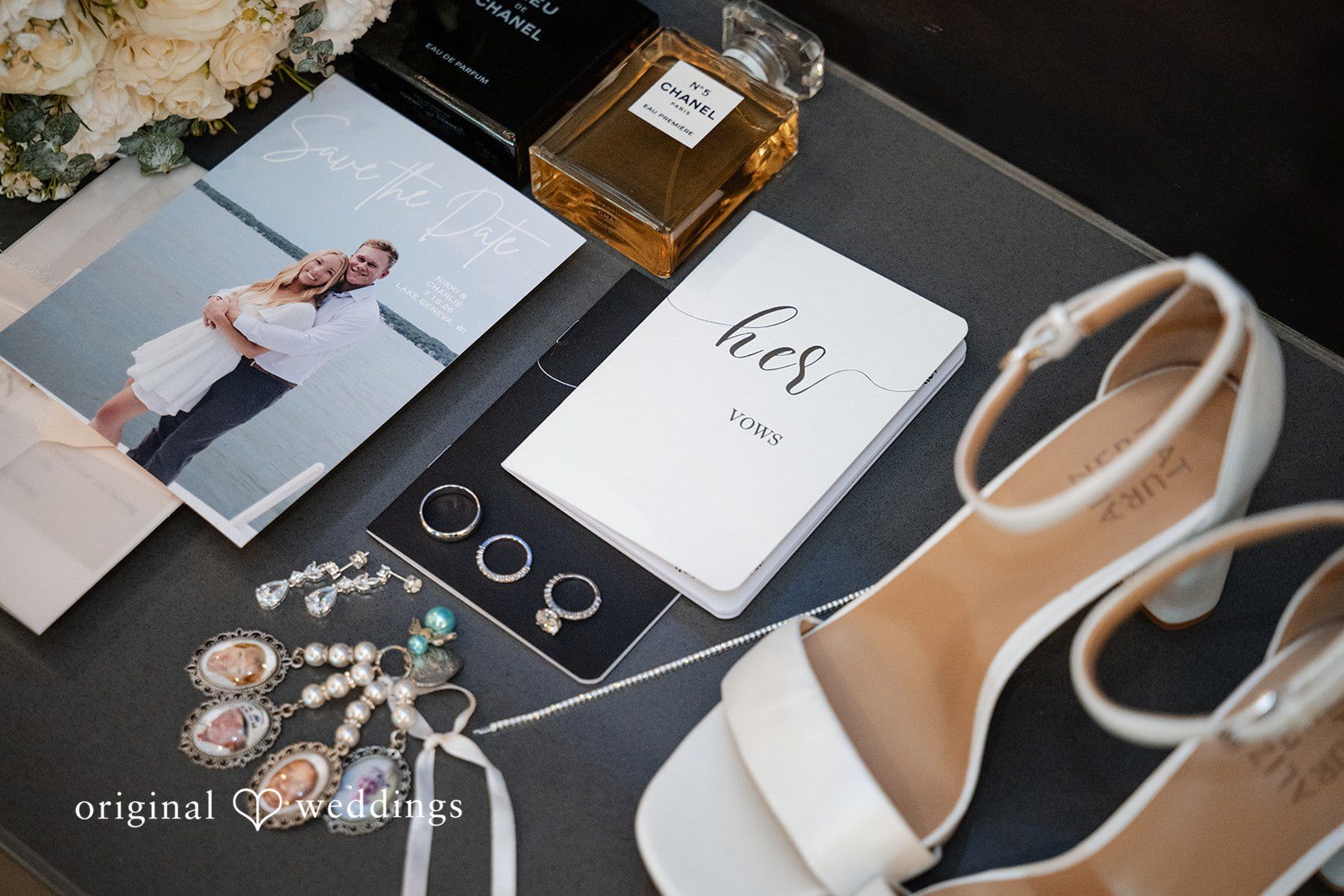 Nikki + Charlie Wedding shoes and other accessories