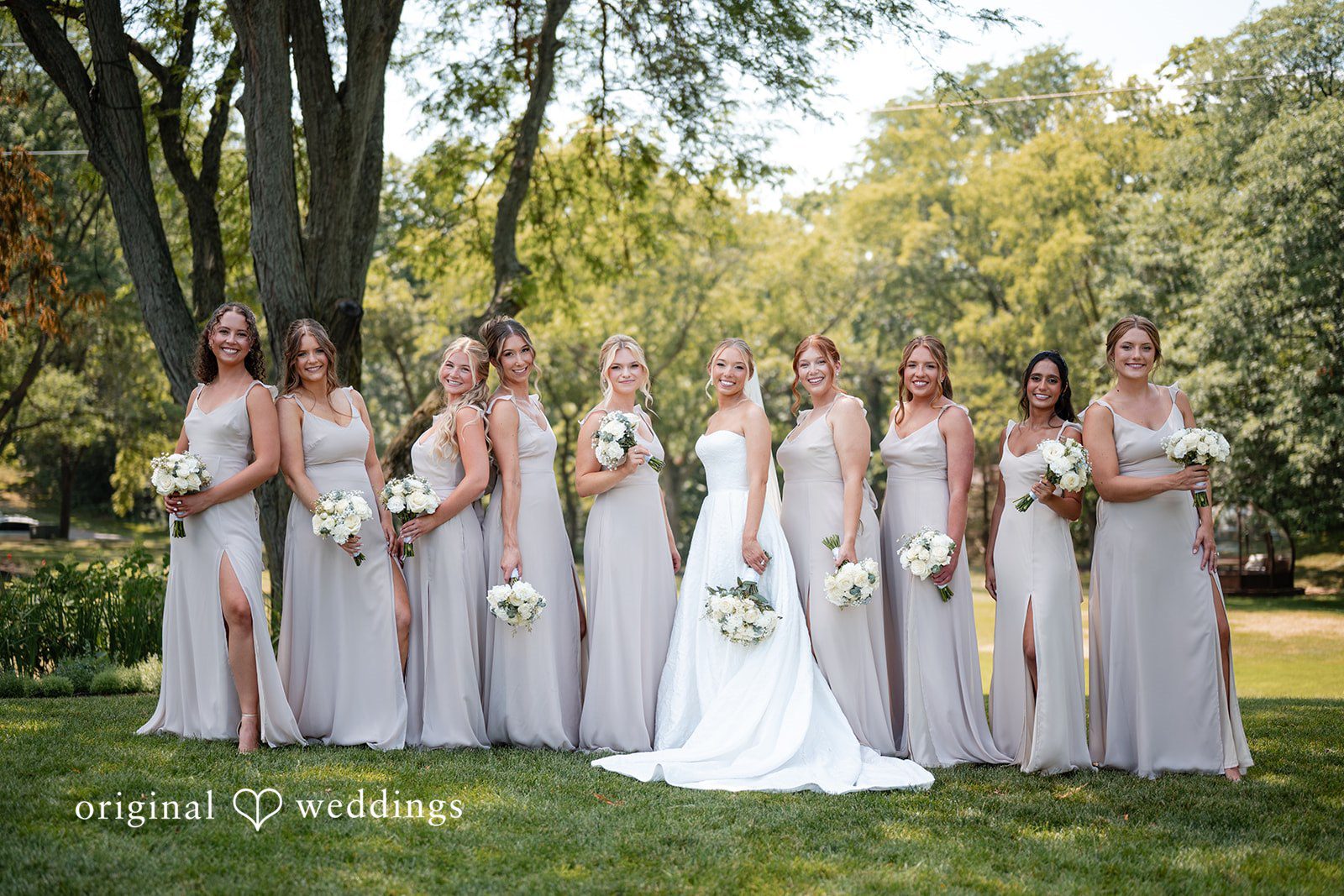 Nikki + Charlie The bride and her bridesmaids
