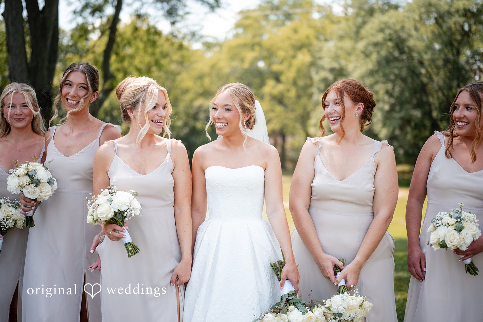 Nikki + Charlie The bride and her bridesmaids