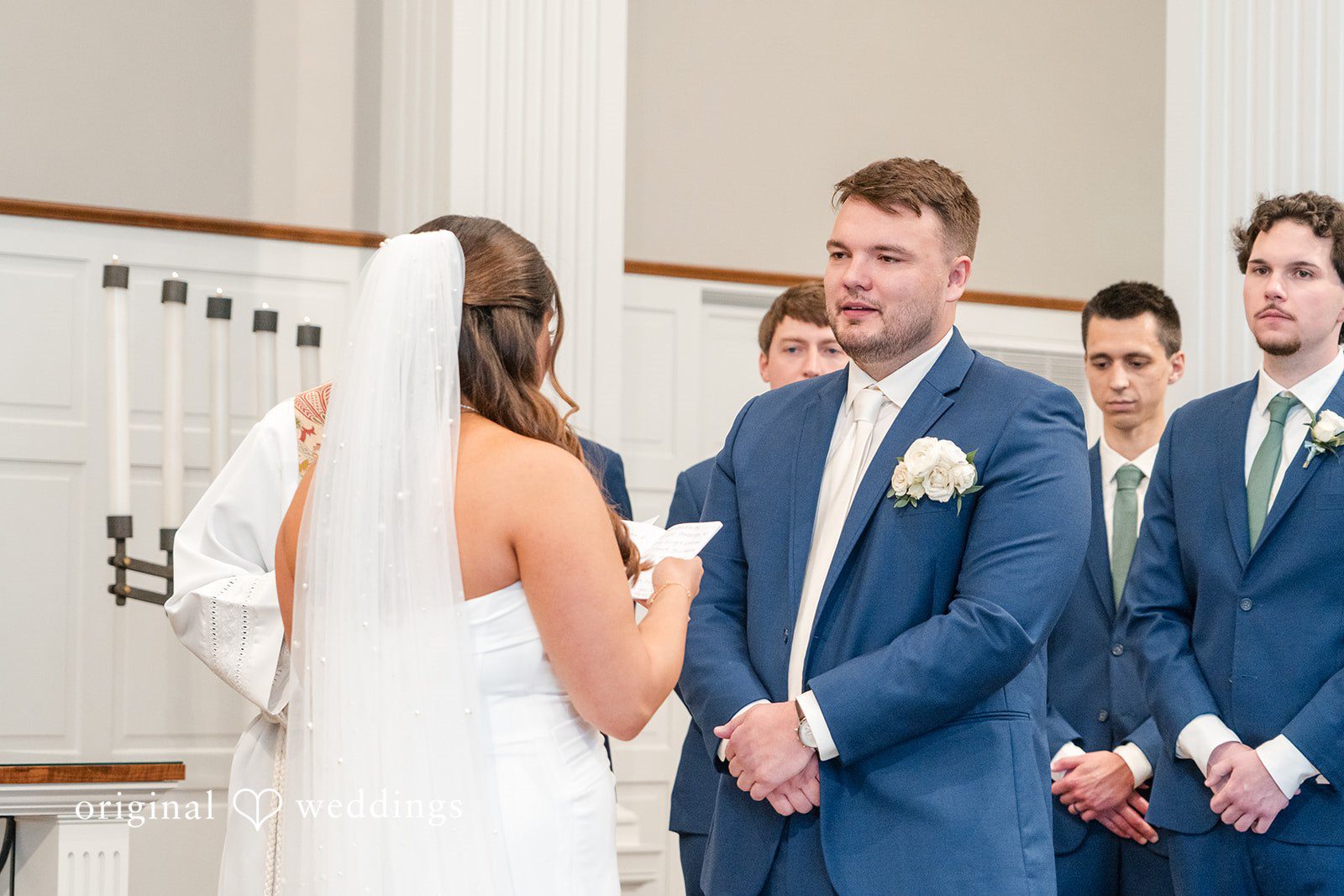 Chelsea + Matthew Emotional wedding day moment at The Rivulet