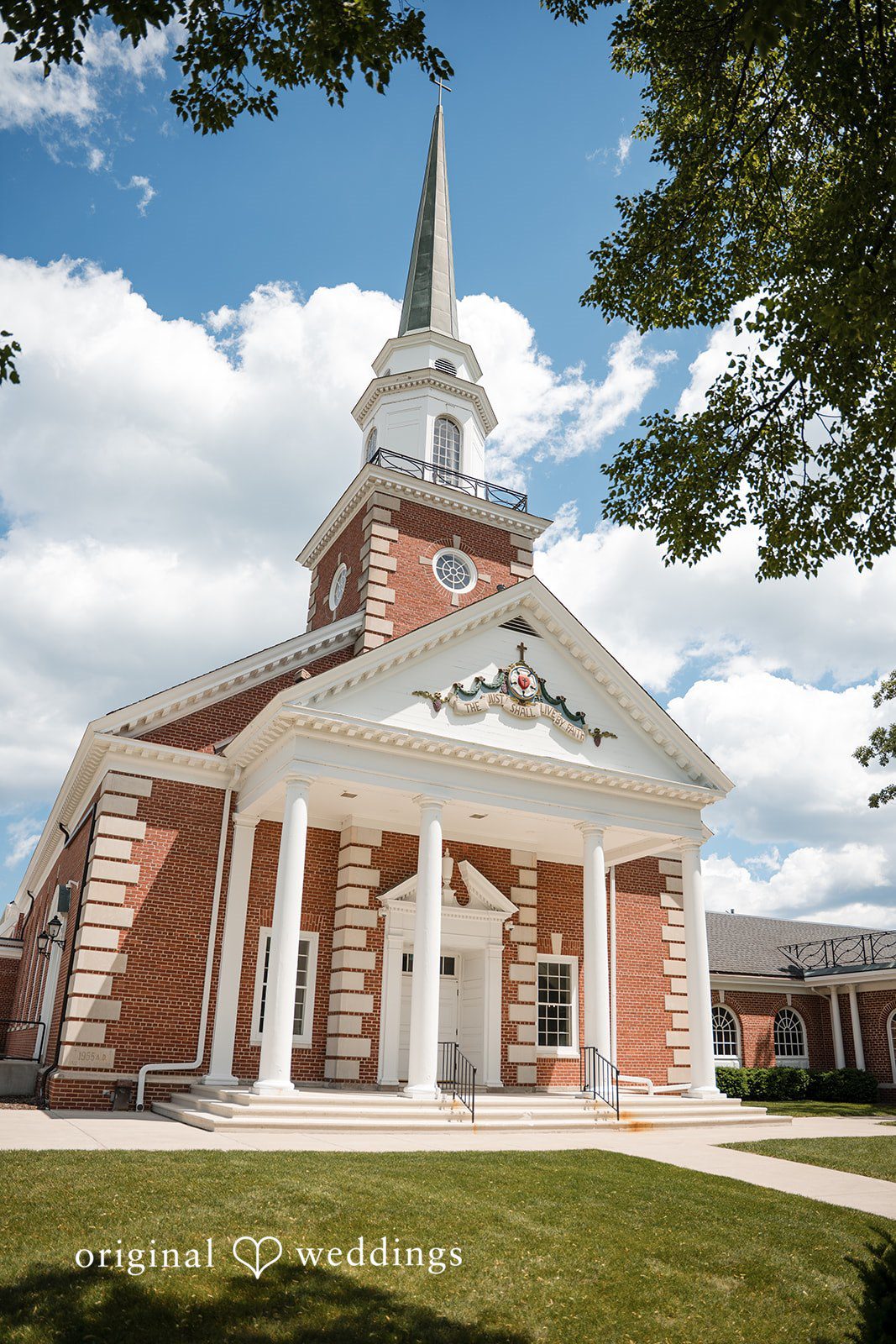 Chelsea + Matthew Elegant wedding venue setup at The Rivulet