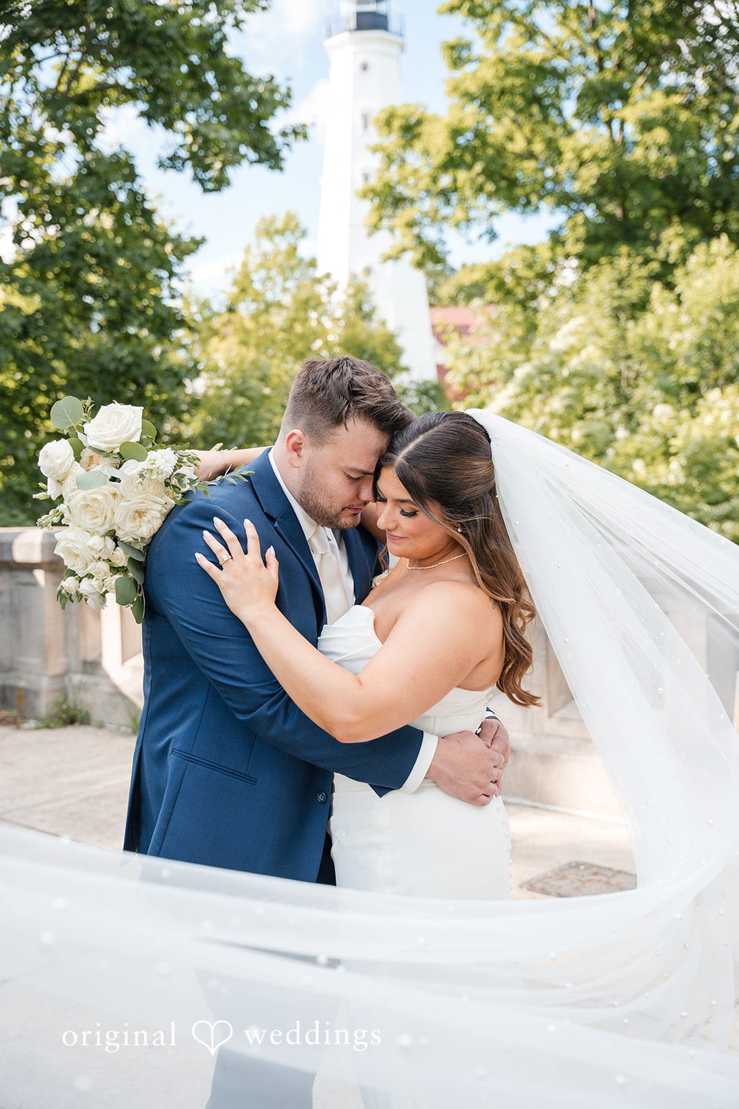 Chelsea + Matthew Couple expressing love through a beautiful glance at The Rivulet