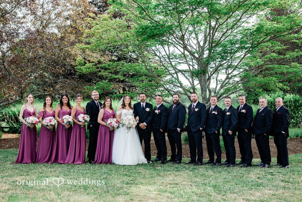 The Villa at Ridder Country Club Wedding | Michael & Mary 1 Stunning Portrait of couple at The Villa at Ridder Country Club by Boston Wedding Photographers from Original Weddings.