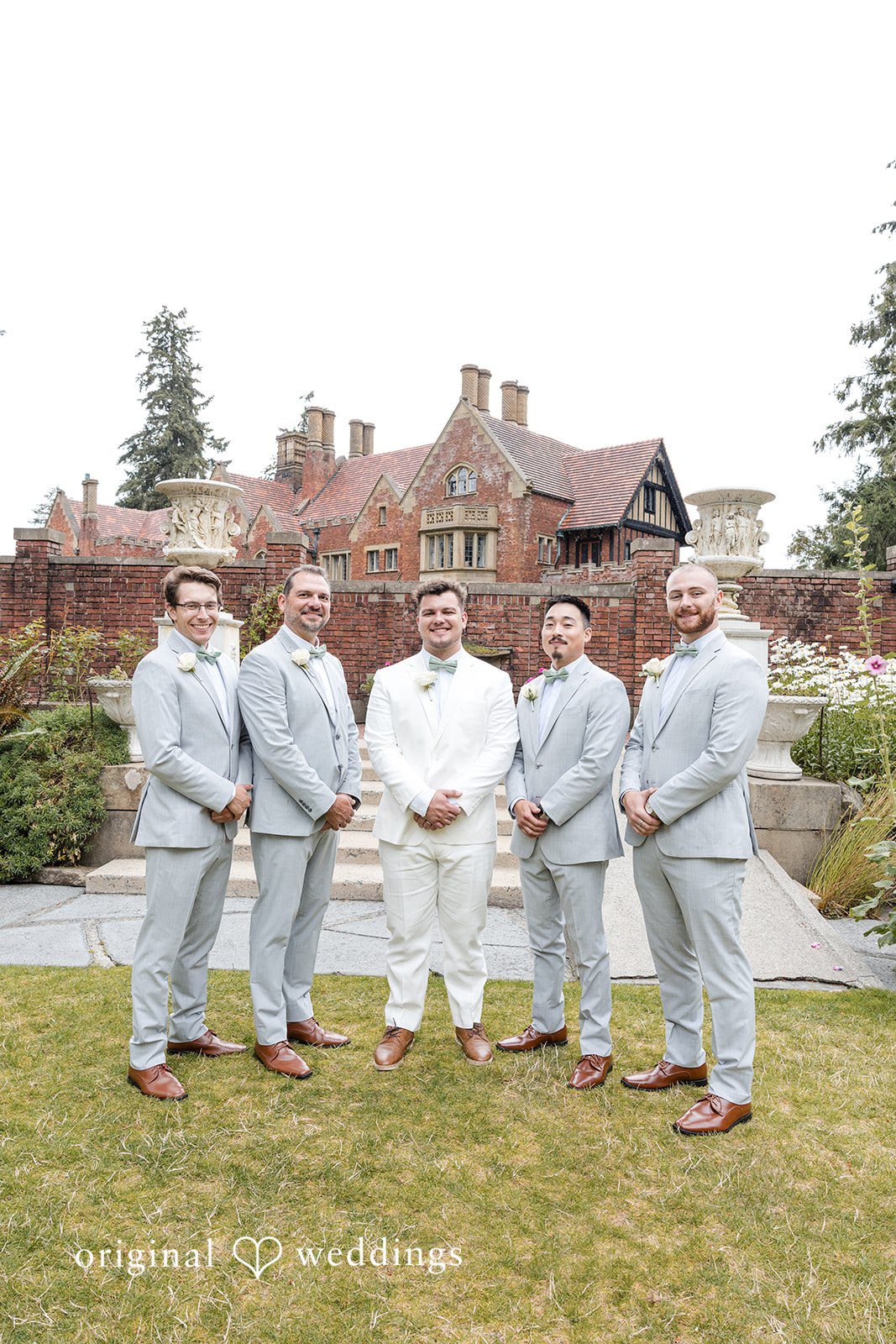 Kaelyn + Isaac The groom and his groomsmen