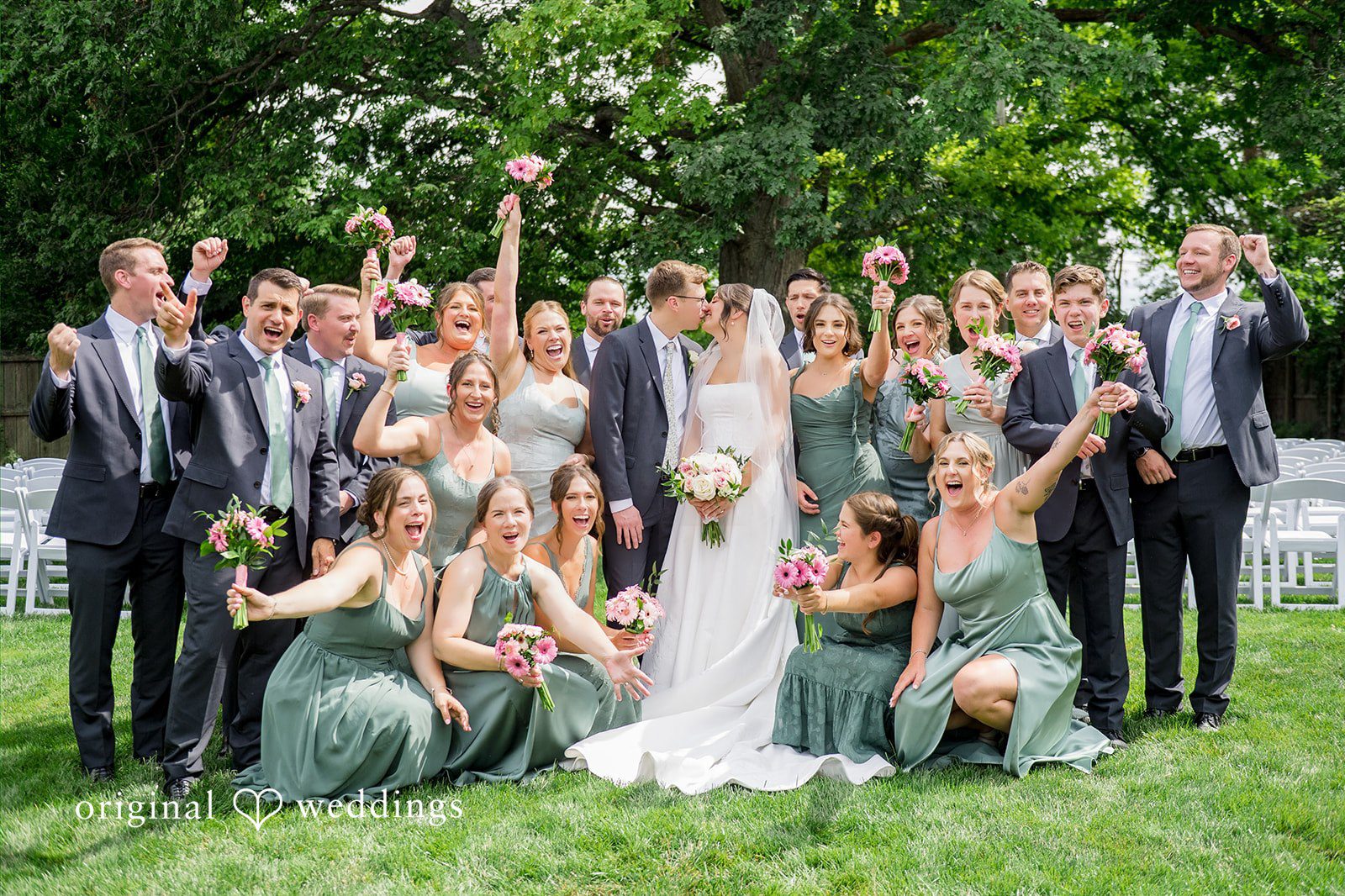 Angela + Brent Cleveland Wedding Photographers at Whitehall Columbia | Angela & Brent -
