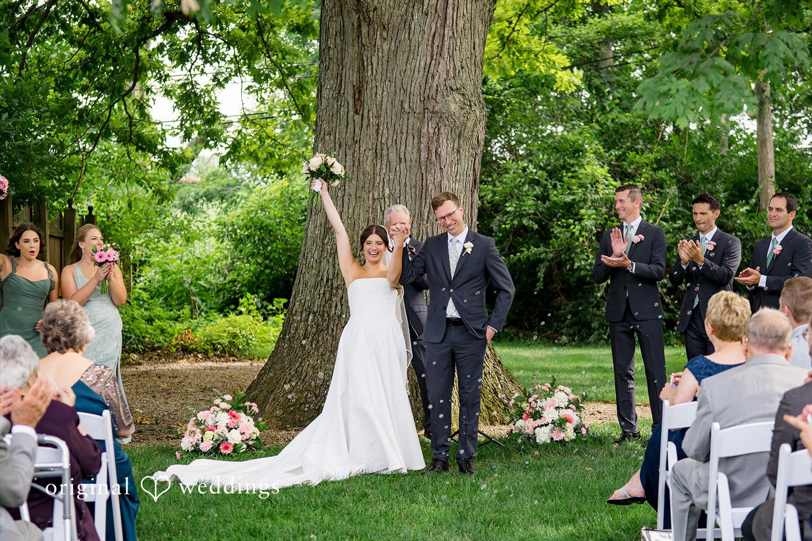 Angela + Brent Cleveland Wedding Photographers at Whitehall Columbia | Angela & Brent -
