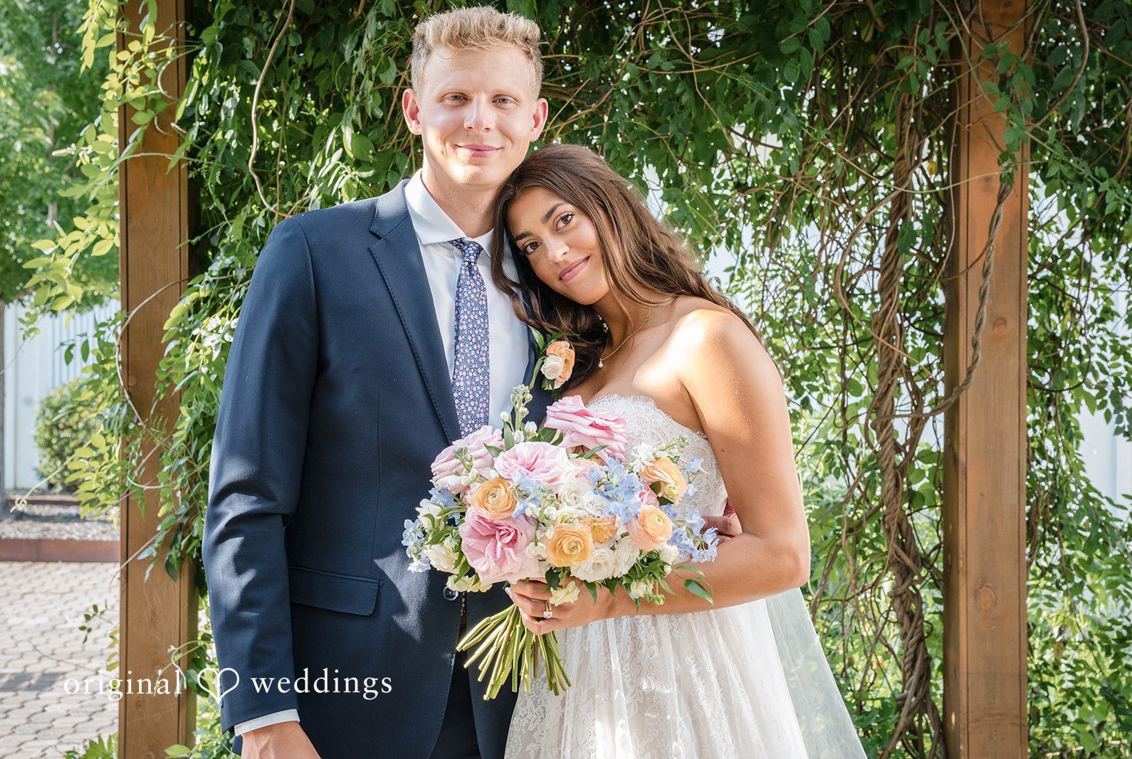 Stunning Portrait of couple at Boxed and Burlap by Milwaukee Wedding Photographers from Original Weddings.