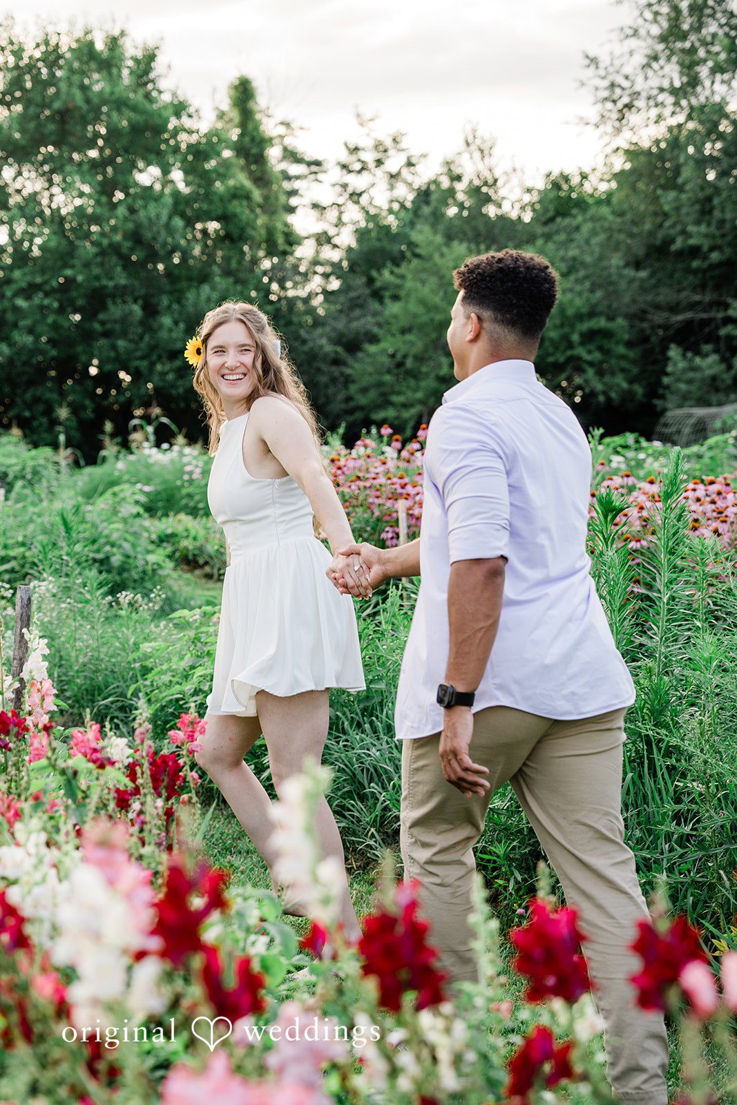 Kaelan + Paige Dented Gate Flower Farm Engagement | Kaelan & Paige -