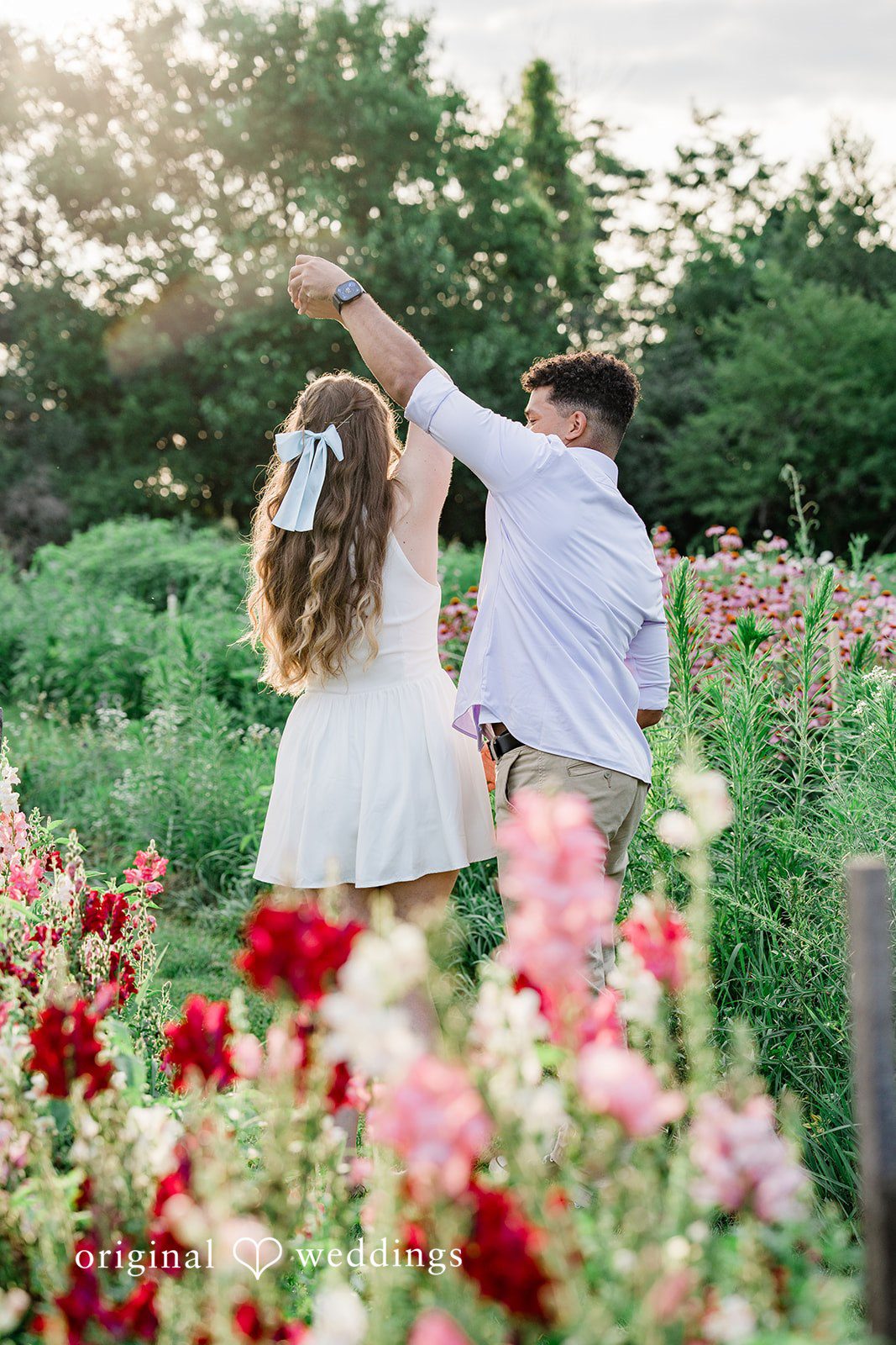 Kaelan + Paige Dented Gate Flower Farm Engagement | Kaelan & Paige -