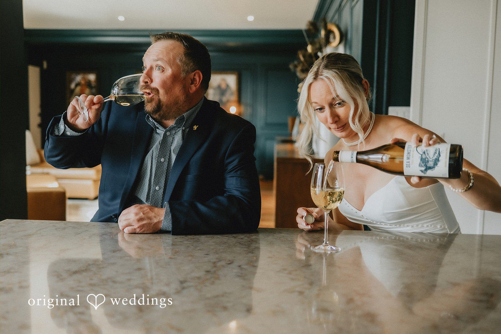 Kelsey + John Wine time