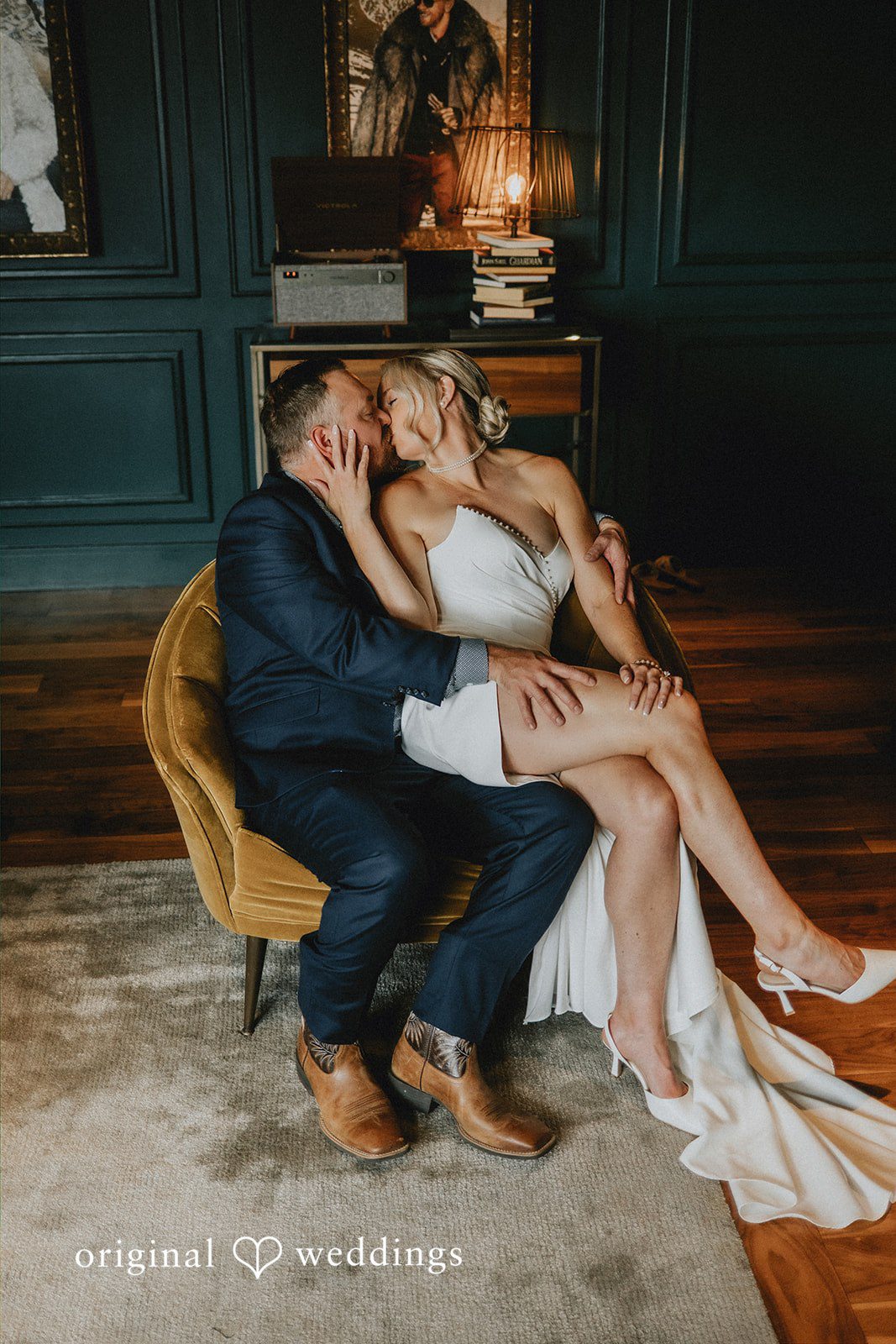 Kelsey + John Romantic portrait of the couple