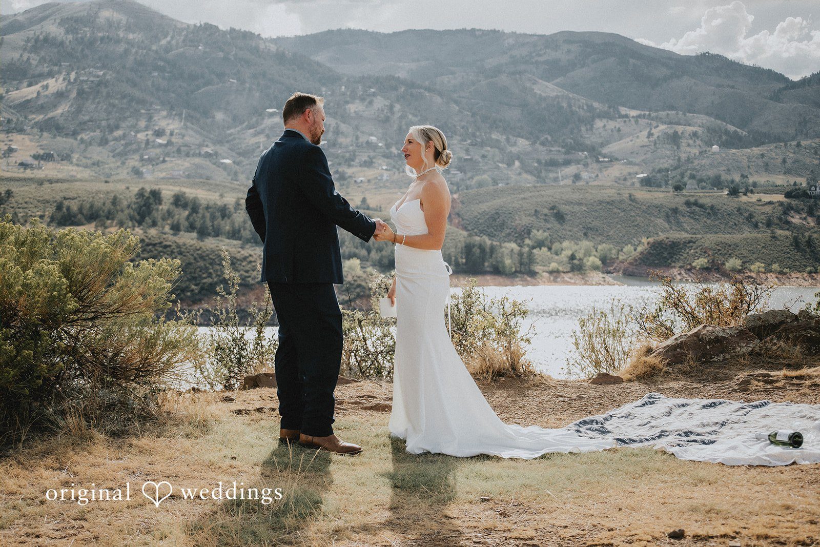 Kelsey + John Lovely moment