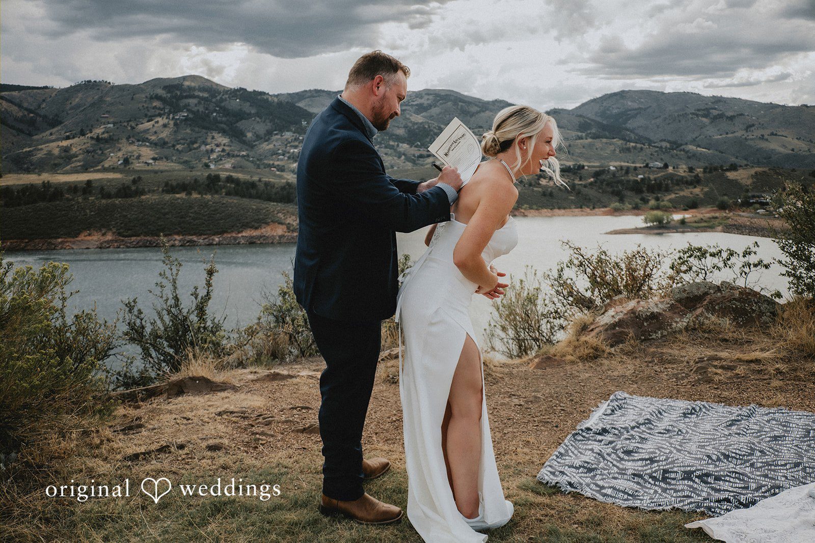 Kelsey + John Romantic moment