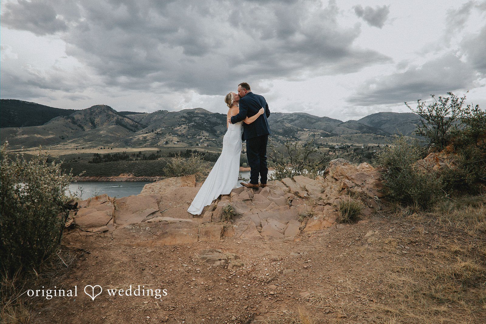 Kelsey + John Romantic moment by the water side