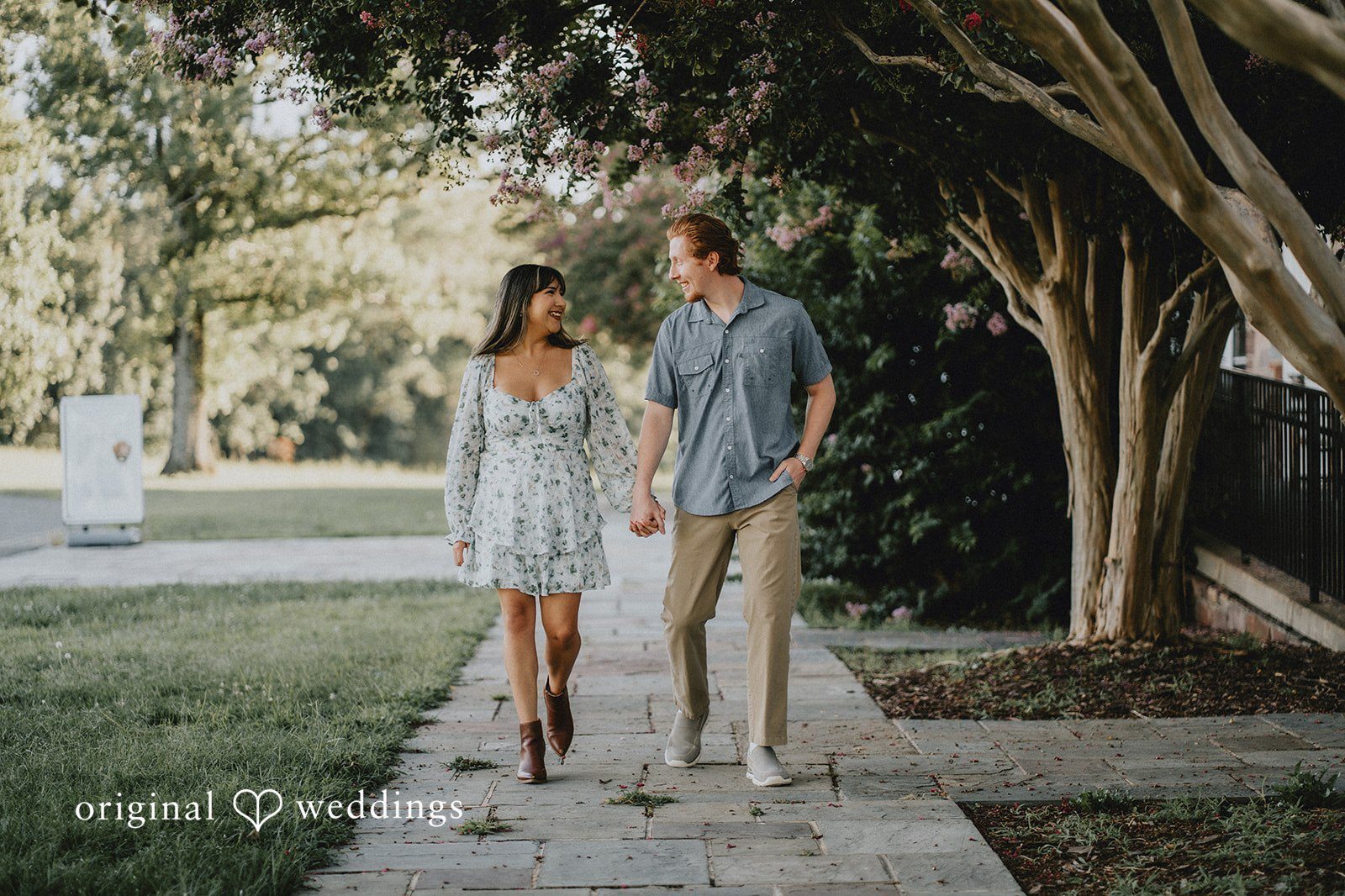Our DC engagement photographer at Original Weddings captured the couple taking a walk through the Manassas Battlefield