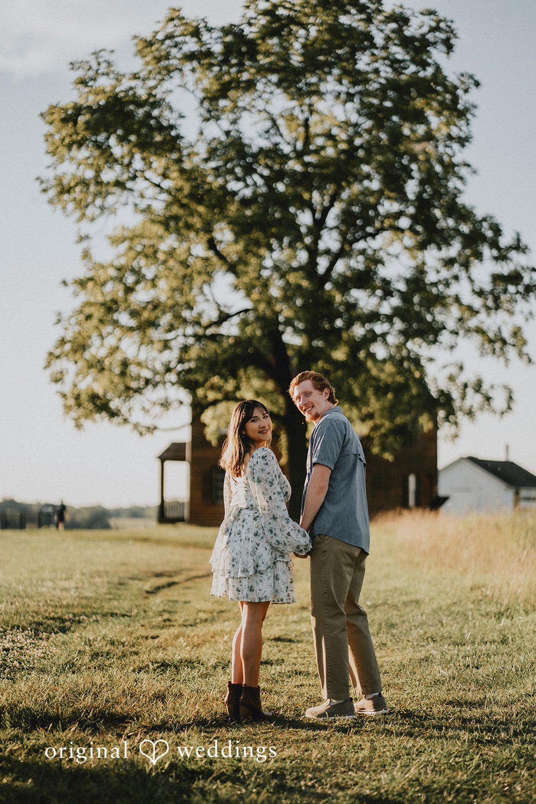 Our DC engagement photographer captured a stunning portrait of the couple