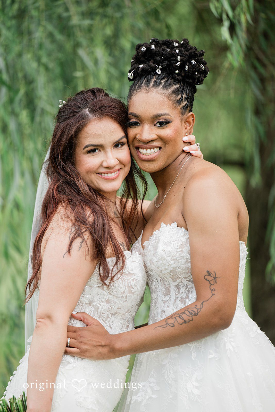 A stunning portrait of the couple