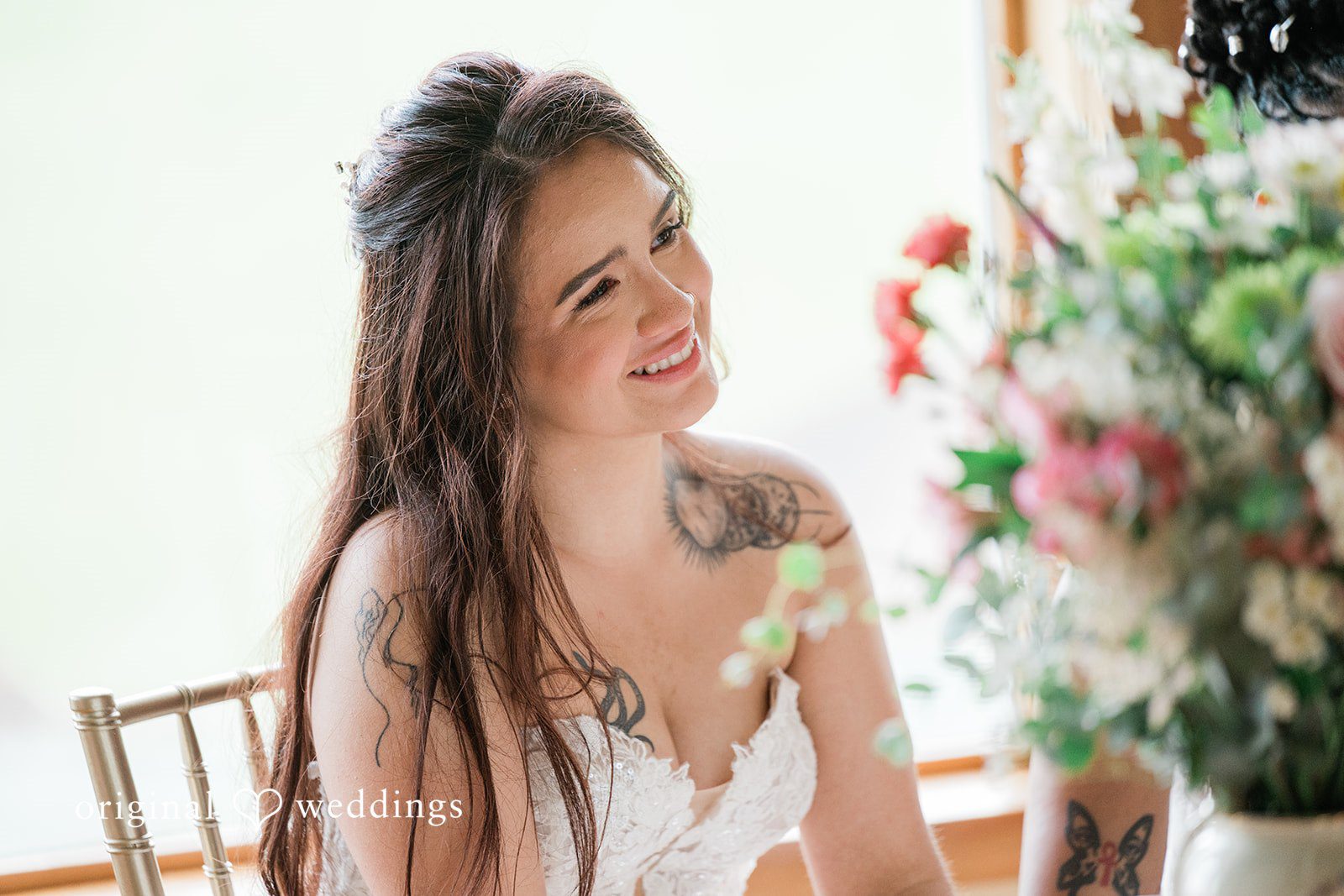 Moment at the wedding reception
