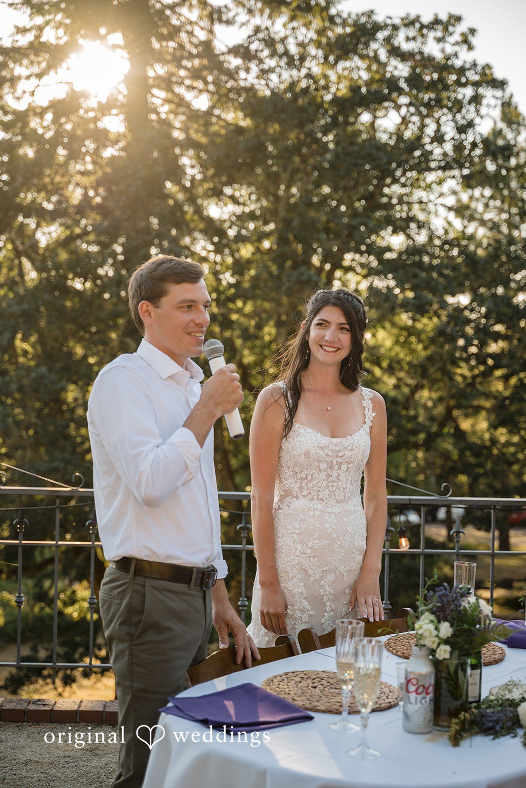 Nikkole + Grant The groom gives his speech