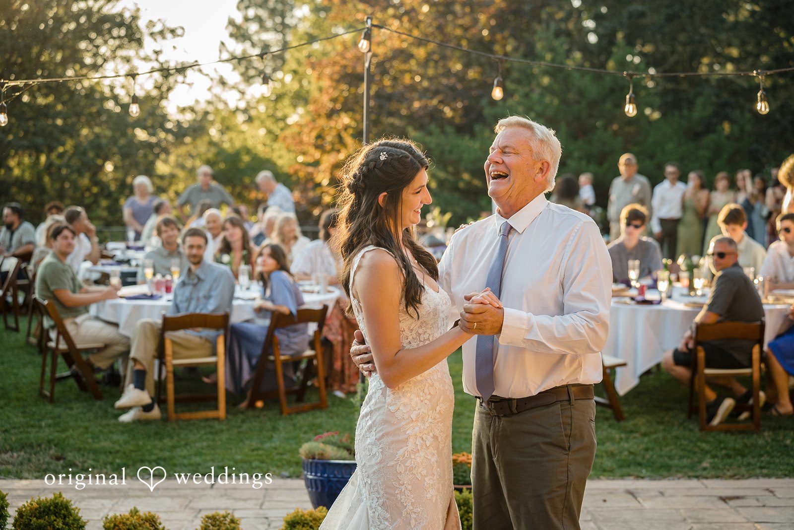 Nikkole + Grant The bride dances with her father