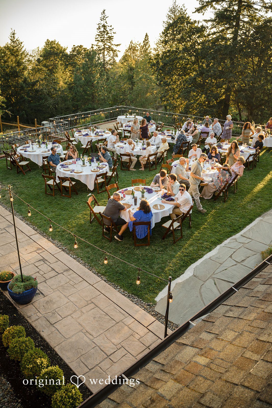 Nikkole + Grant Reception setting