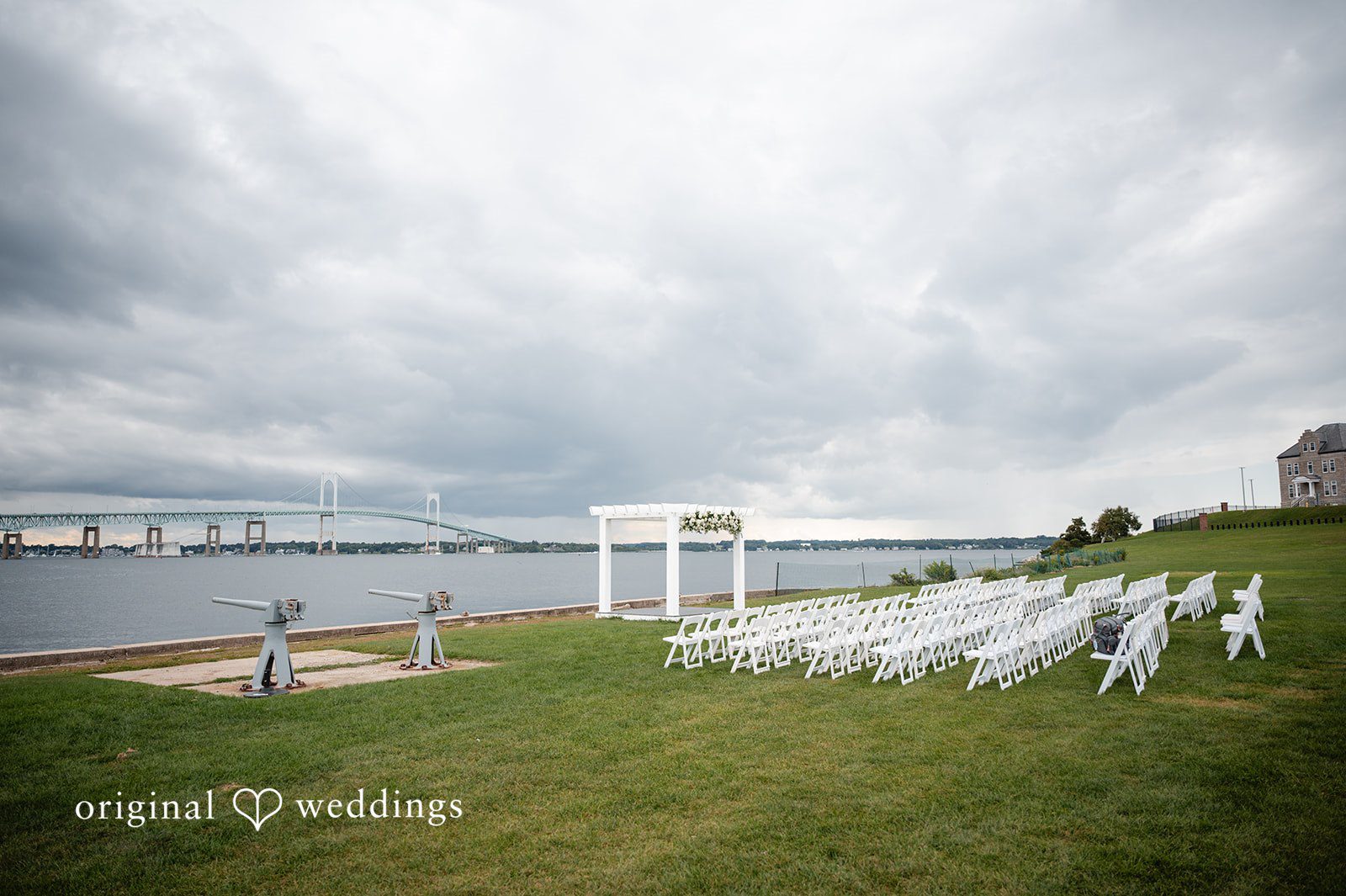 Outdoor space at Newport Officer's Club