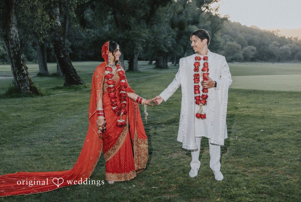 Stunning Portrait of couple at Redwood Canyon by San Francisco Wedding Photographers from Original Wedding.