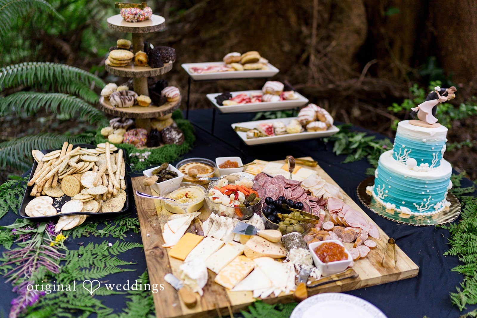 Brittany + Evan Cake and desserts