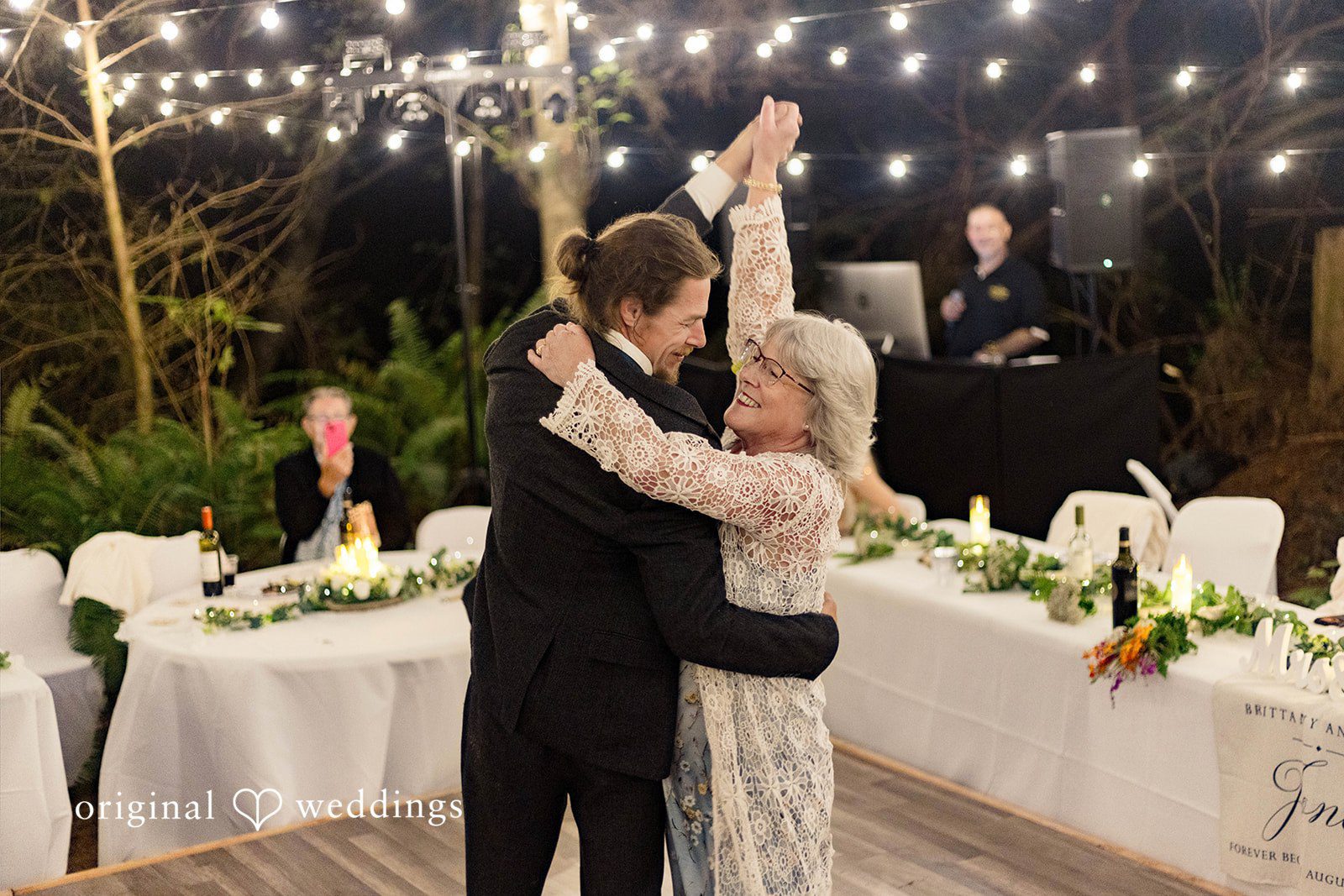 Brittany + Evan The groom and his mother