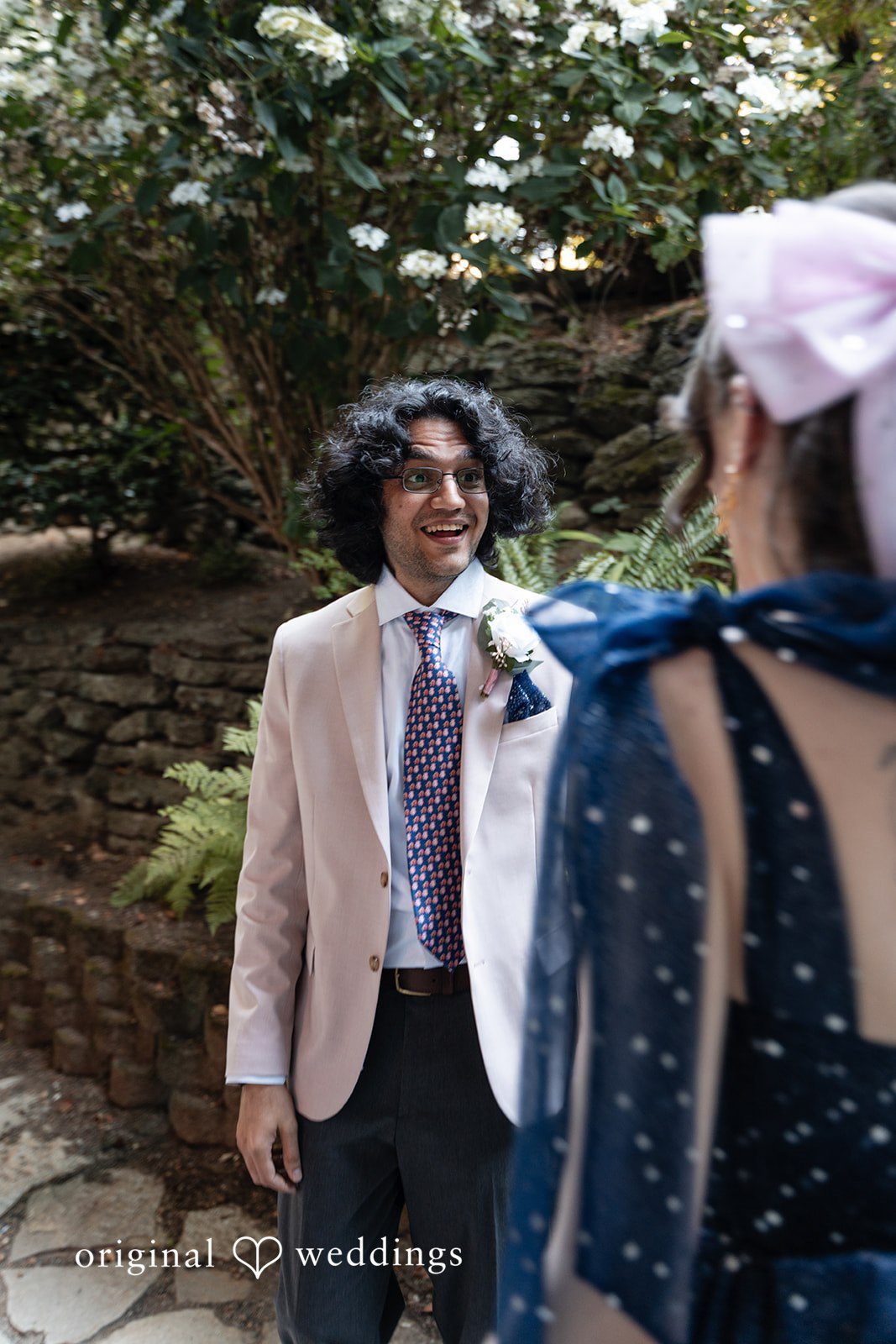 Kshitij + Hannah The groom shows excitement