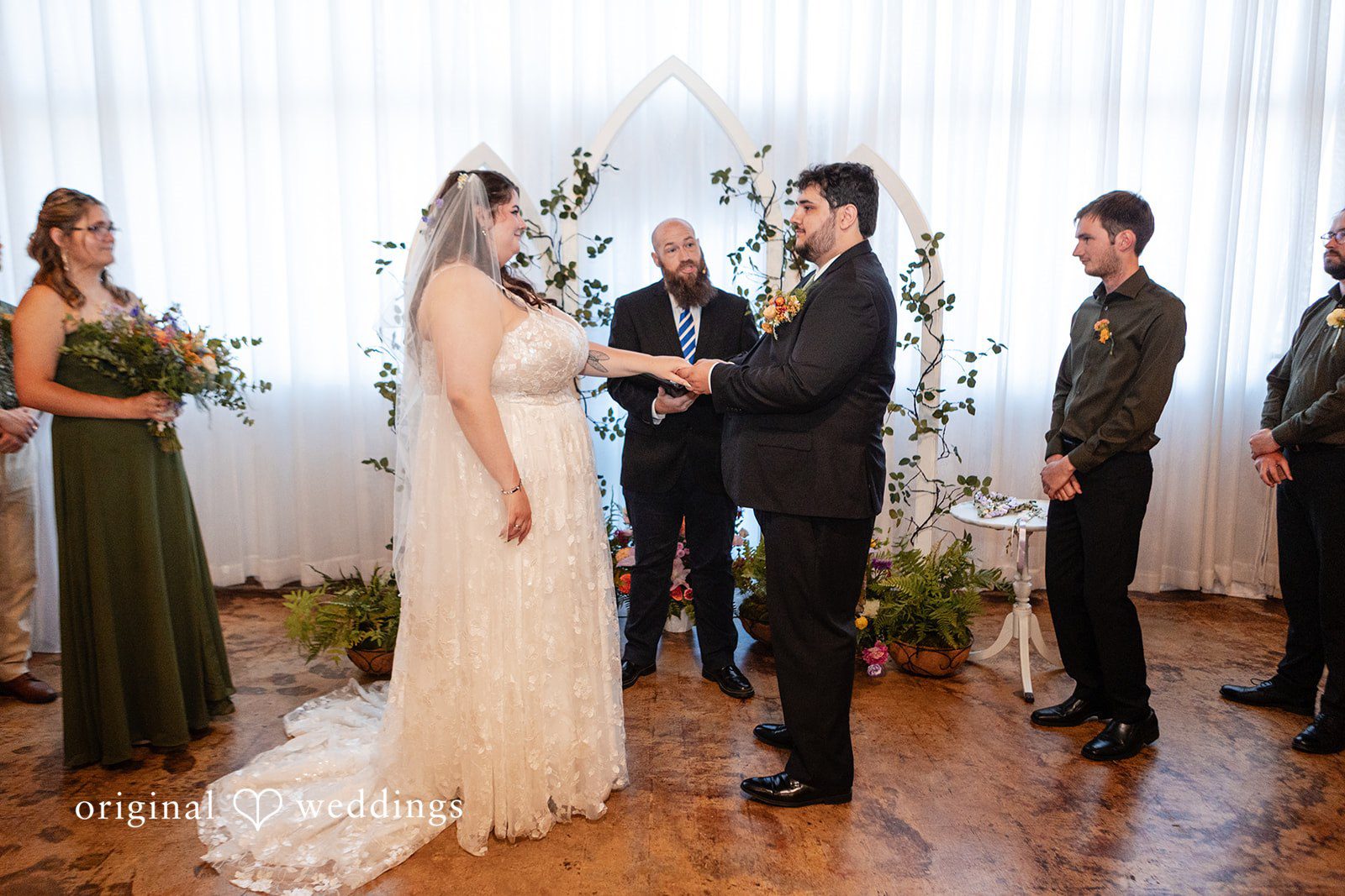 Grace + Aiden Raleigh Wedding Photographers at The Brickview Events | Grace & Aiden -