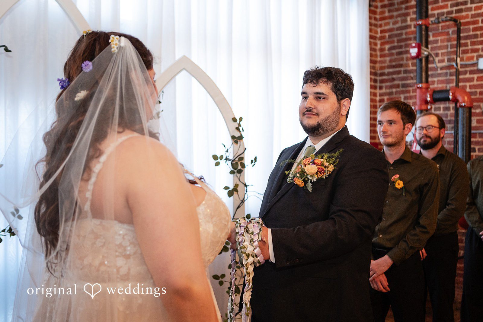 Grace + Aiden Raleigh Wedding Photographers at The Brickview Events | Grace & Aiden -