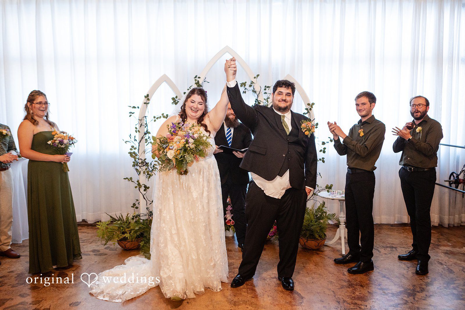 Grace + Aiden Raleigh Wedding Photographers at The Brickview Events | Grace & Aiden -