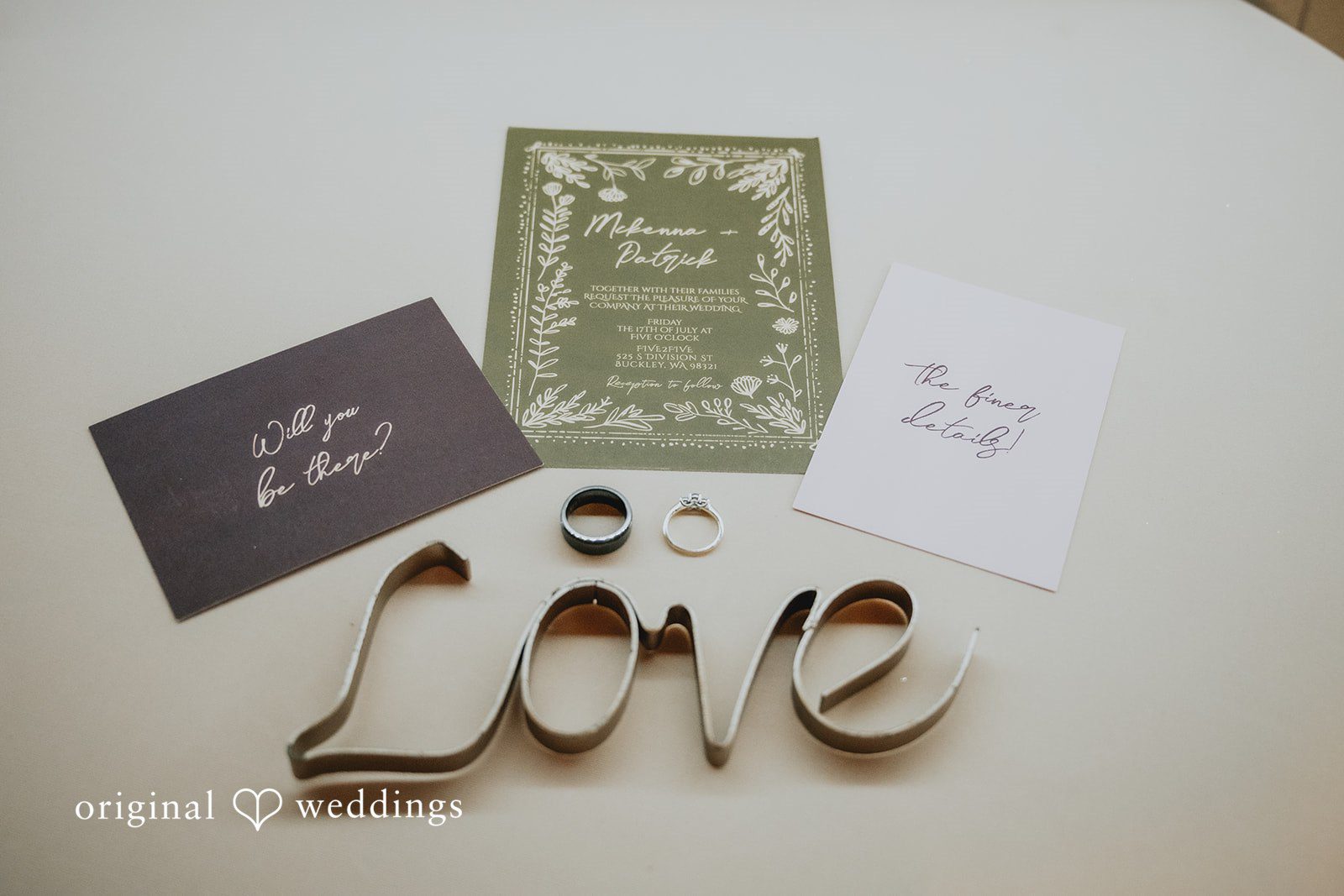 McKenna + Patrick Wedding Details