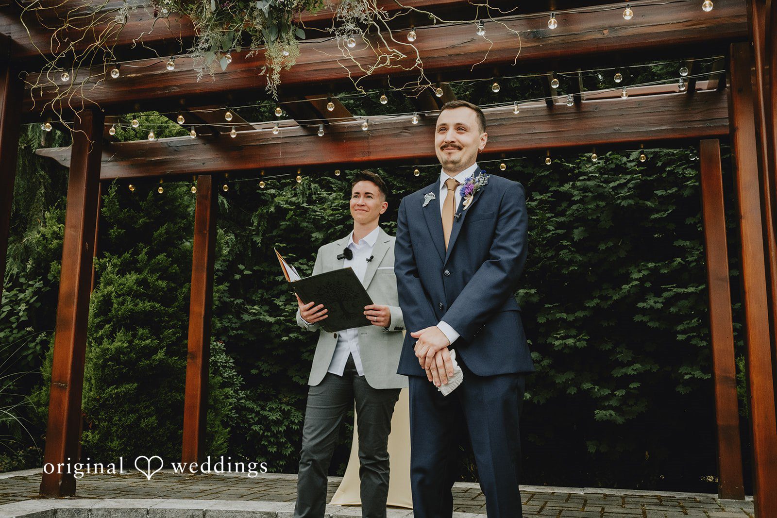 McKenna + Patrick The groom anticipates his bride