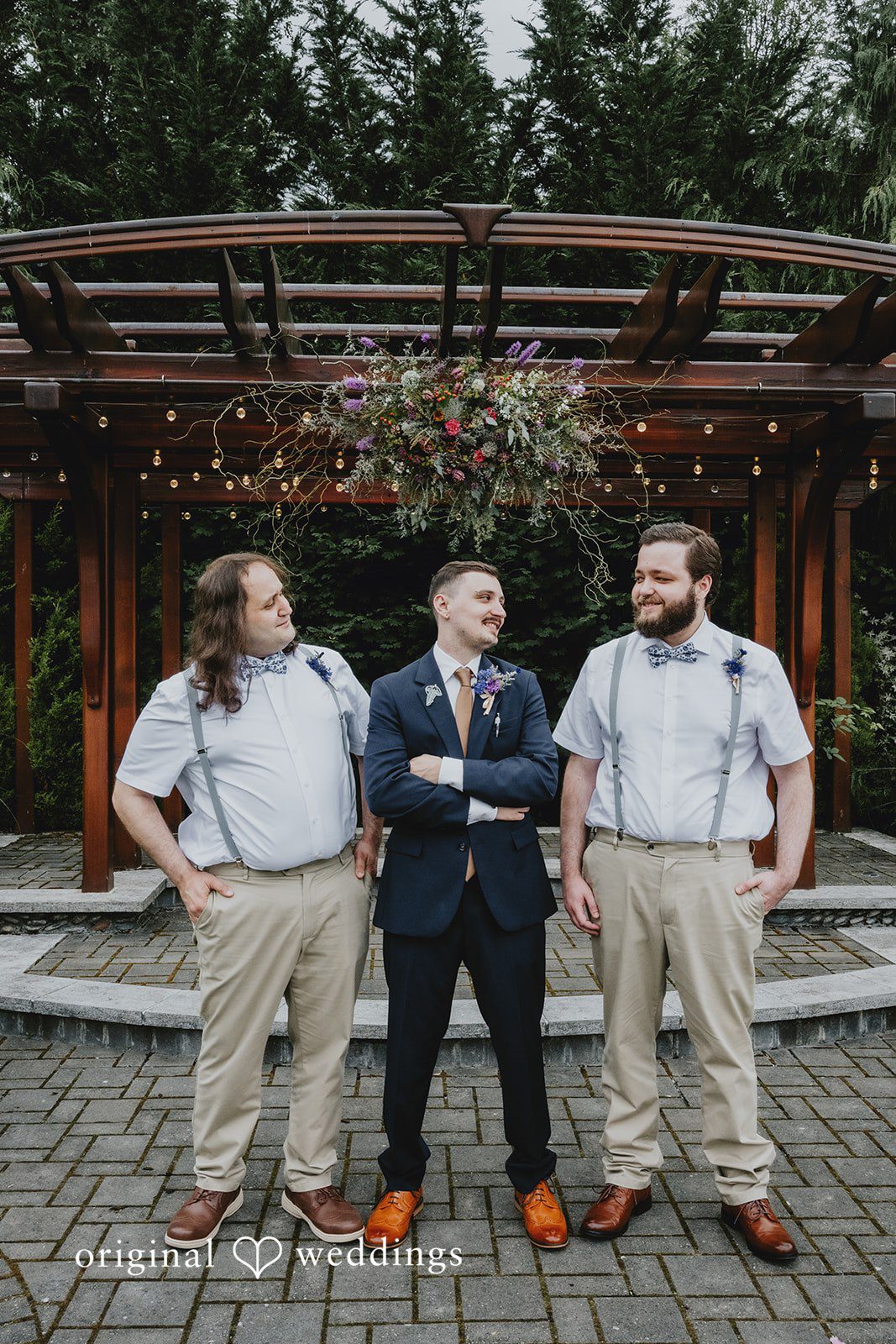 McKenna + Patrick The groom and his groomsmen