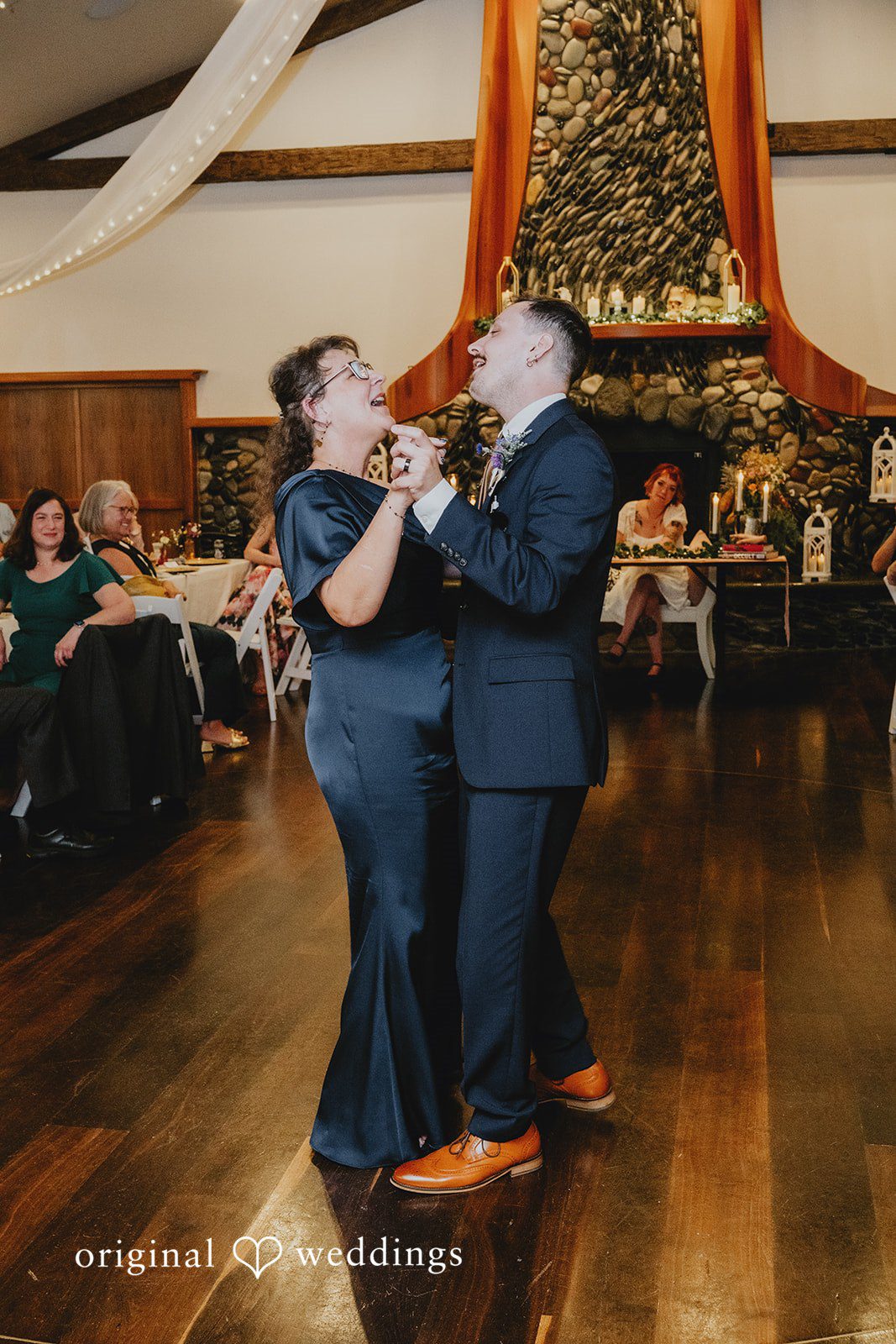 McKenna + Patrick The groom dances with his mother