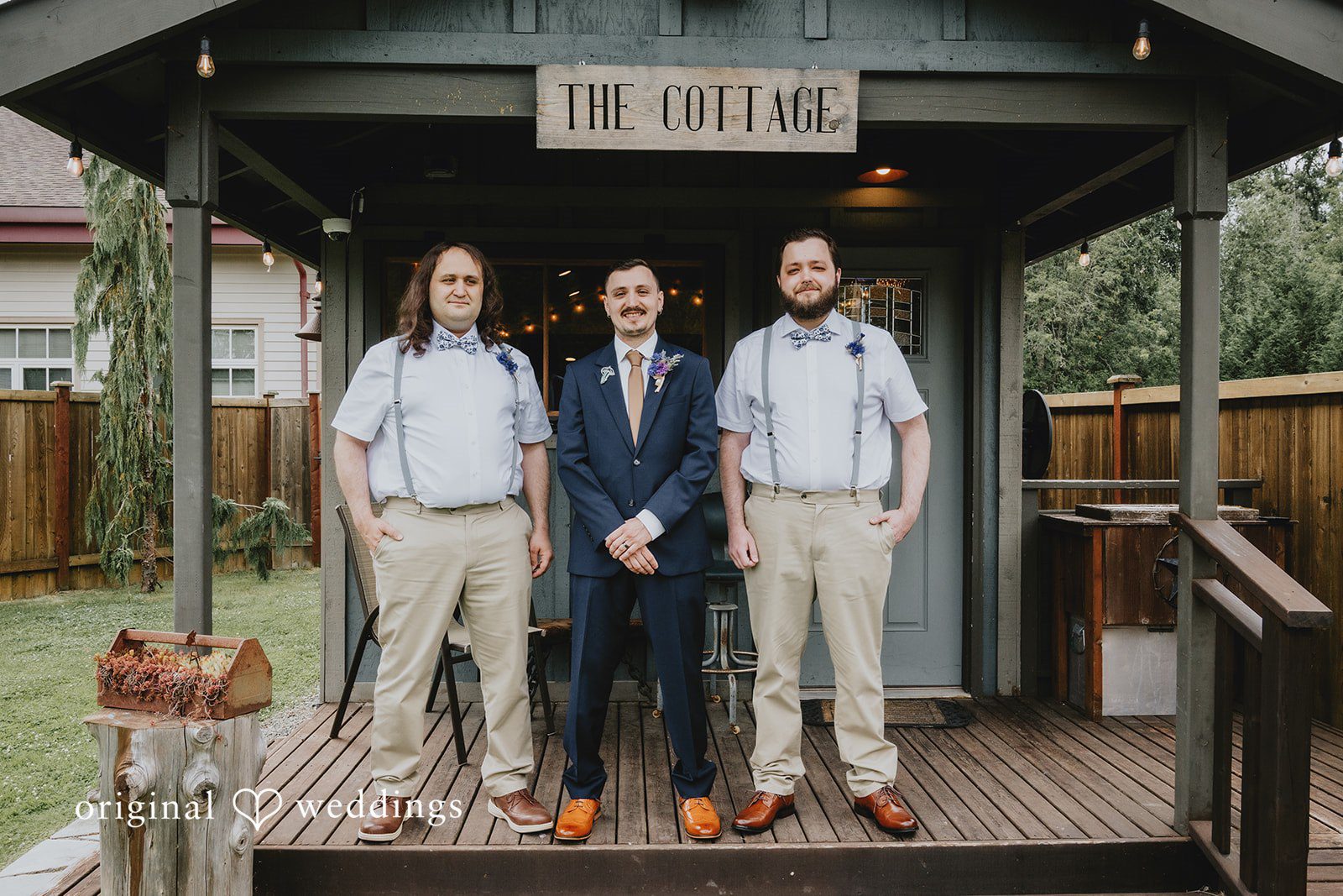 McKenna + Patrick The groom and his groomsmen