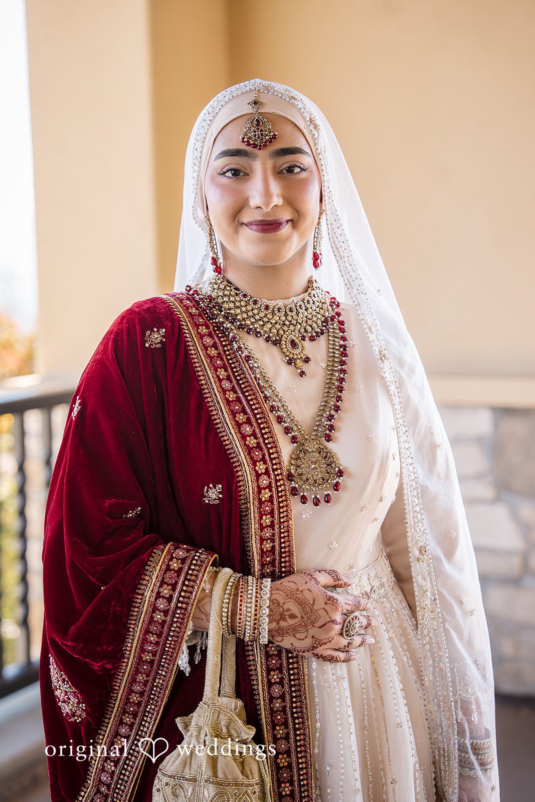 Neha + Andrew A stunning portrait of the bride