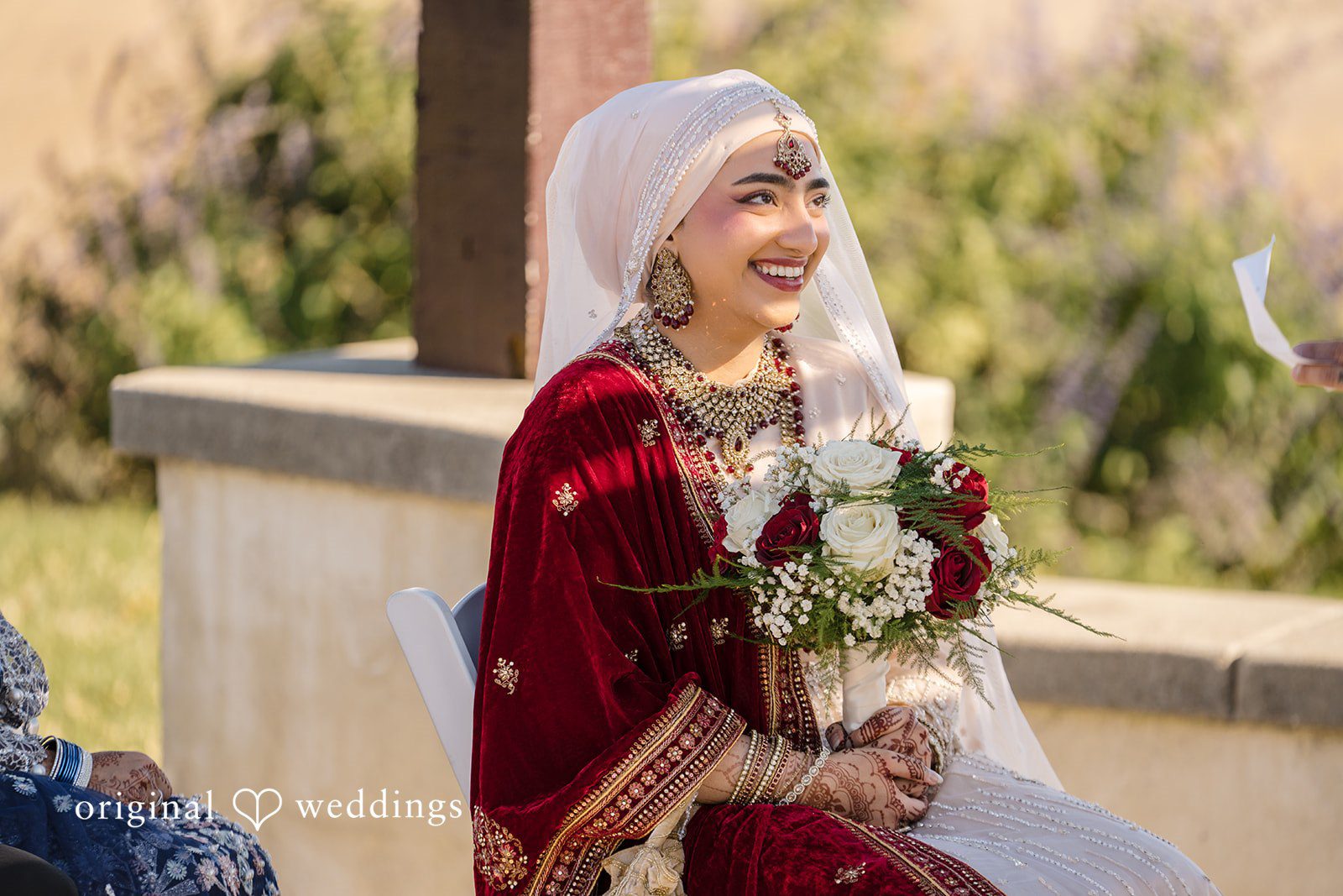 Neha + Andrew Our San Francisco wedding photographers captured a beautiful portrait of the bride