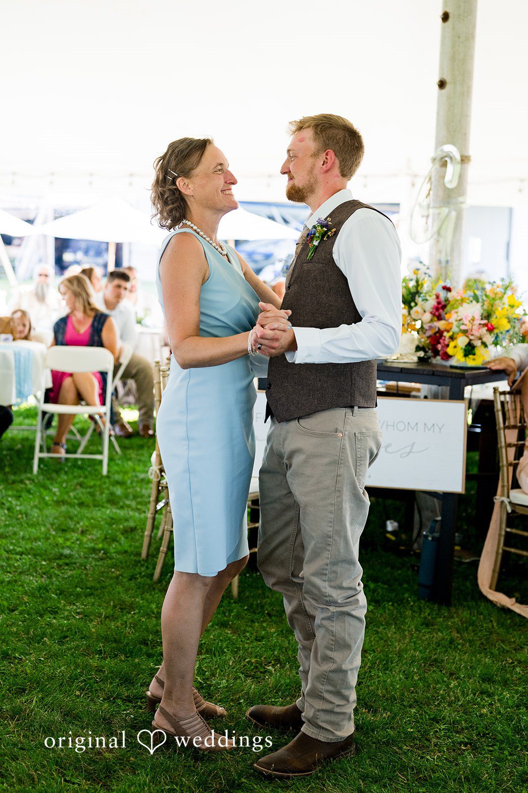 Melayna + Harley A groom and women dancing together.