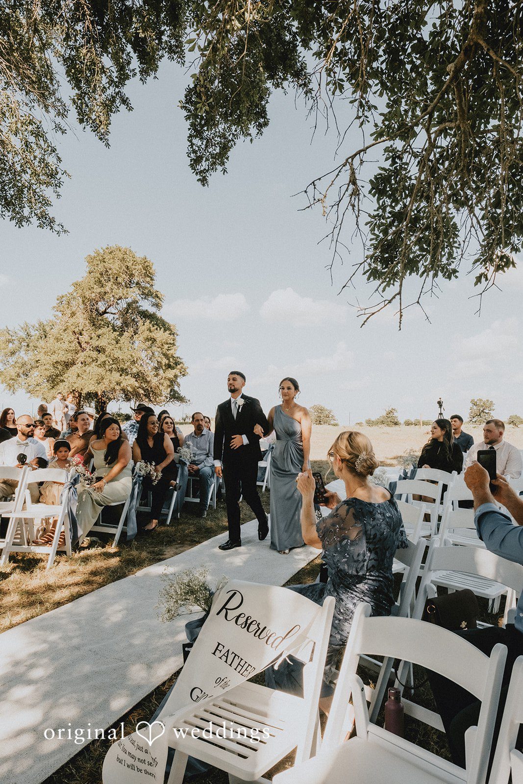 Briana + Joshua Guests at the ceremony at Always Timeless Barn
