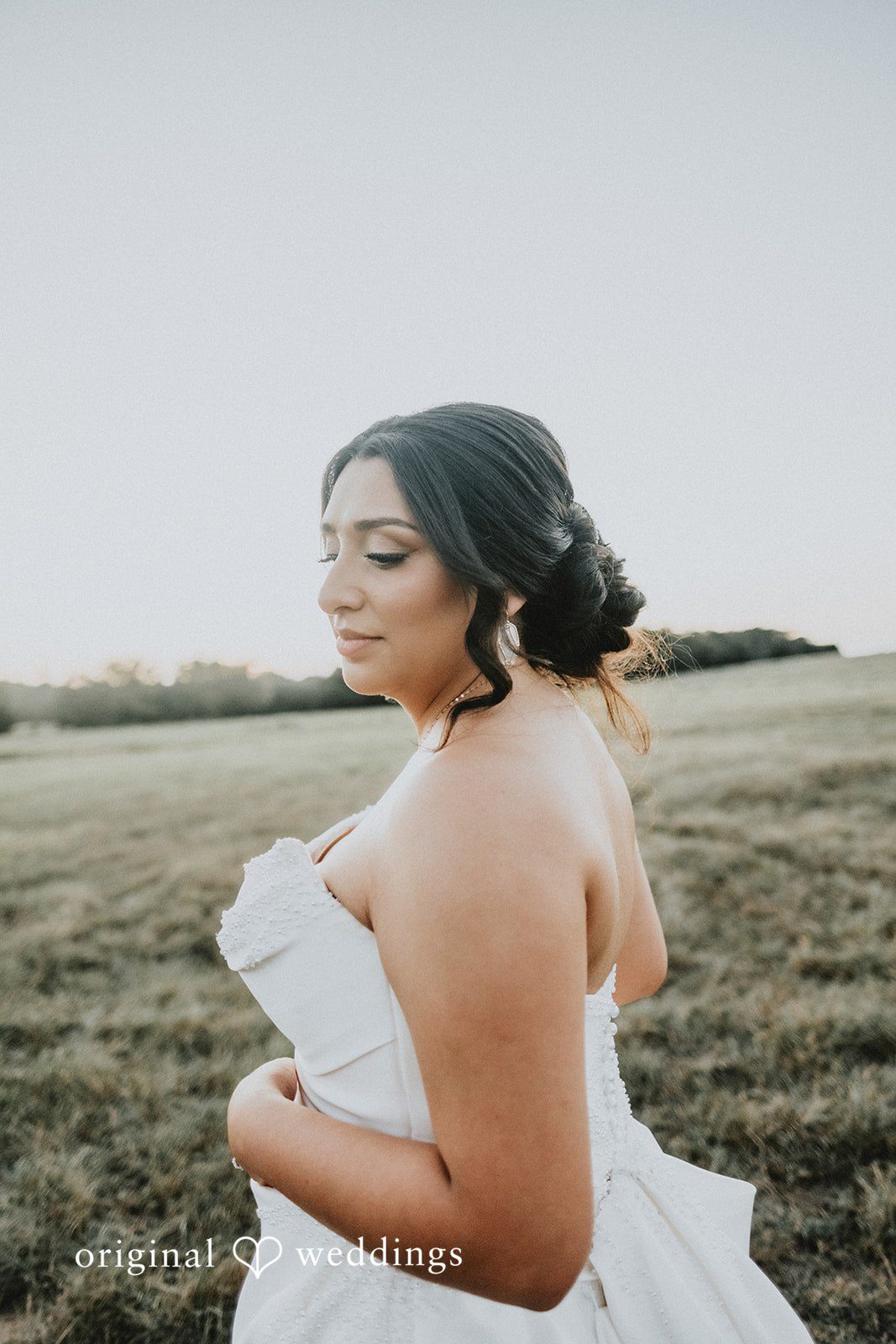 Briana + Joshua Bride in the field