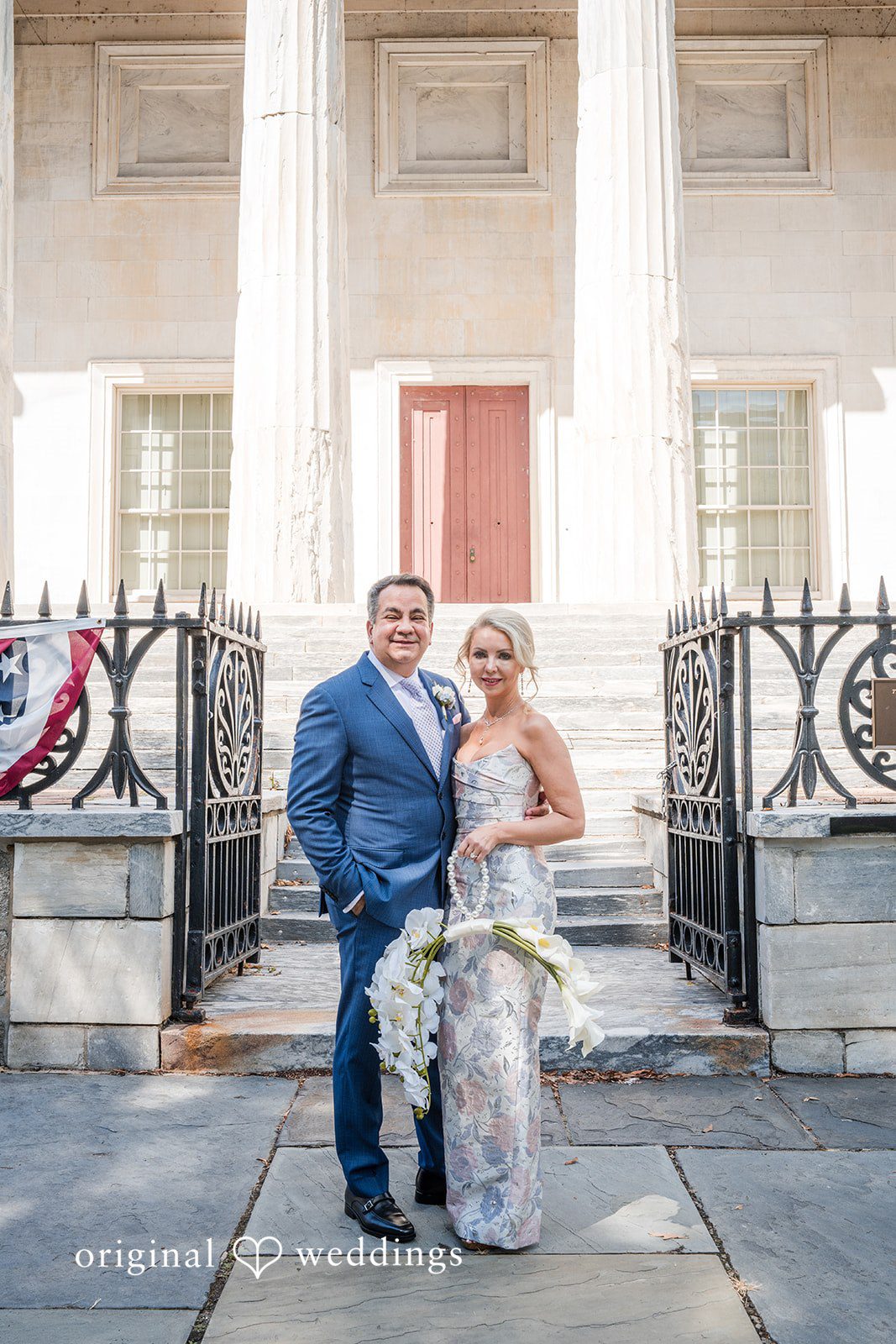 Alexandra + John Couple by a historic doorway