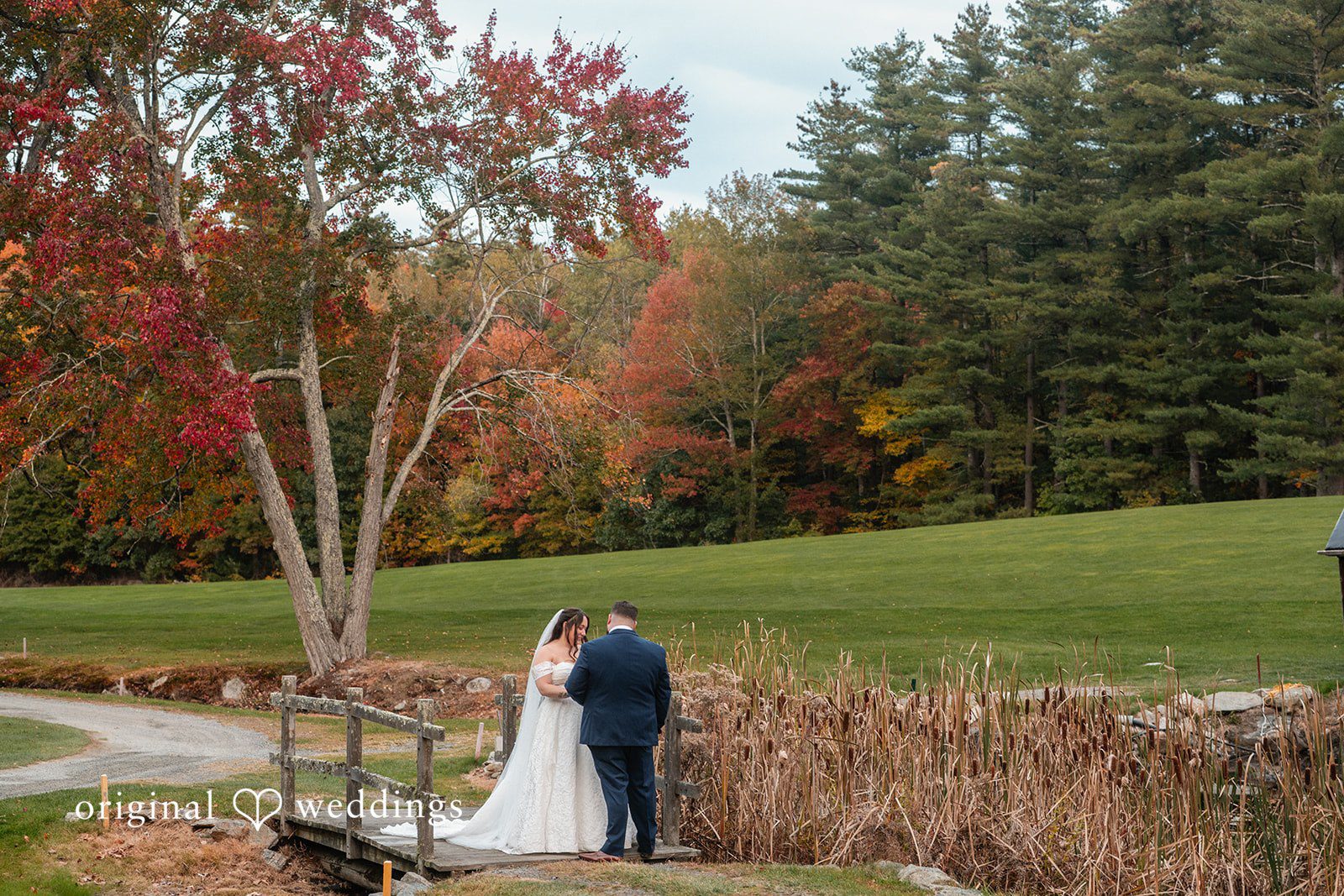 Couple on the grounds of Berlin Country Club