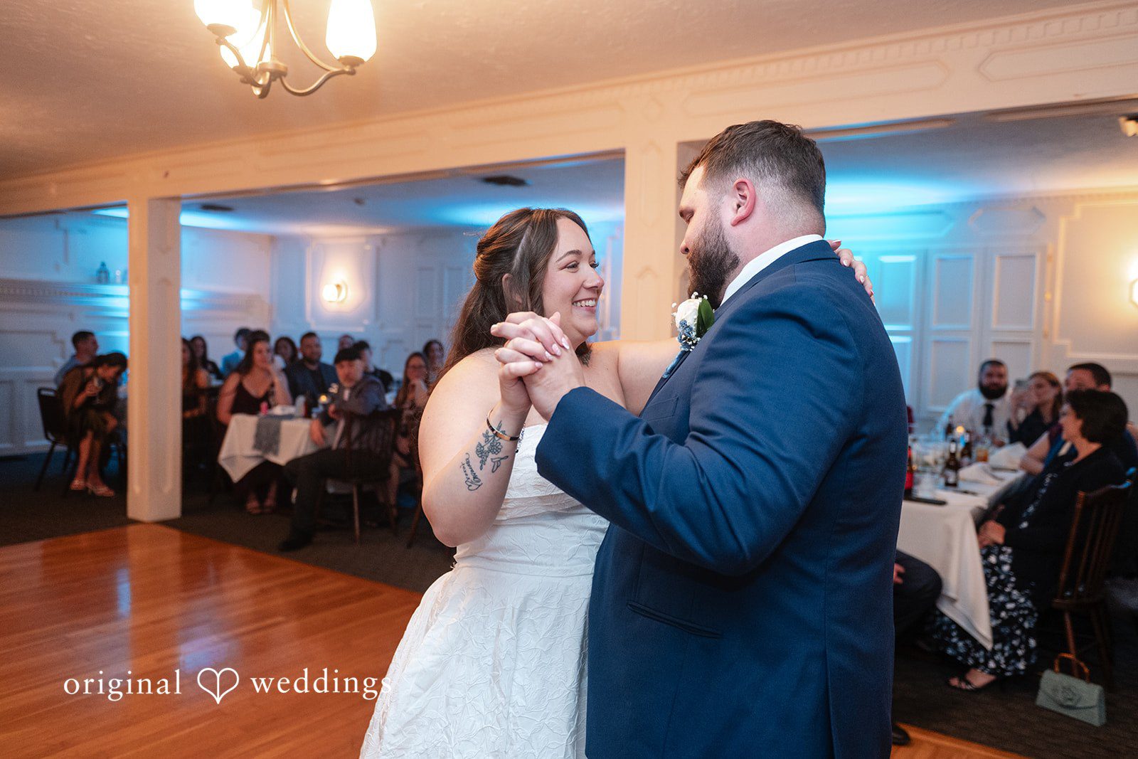 First dance in the reception room